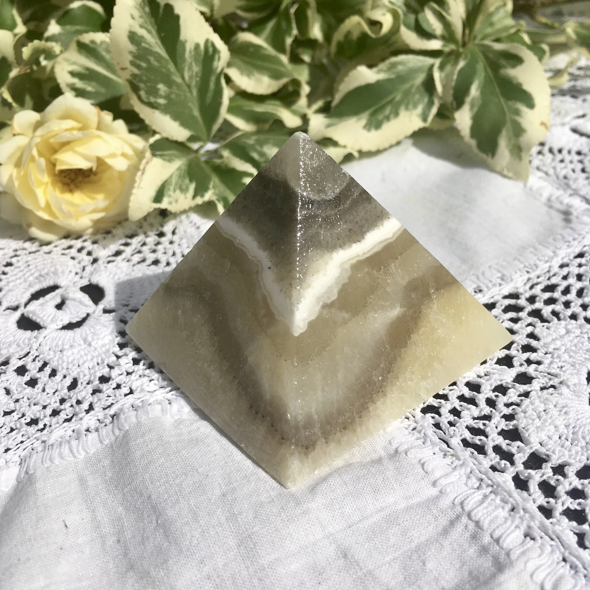 Zebra Calcite Pyramid a.jpeg