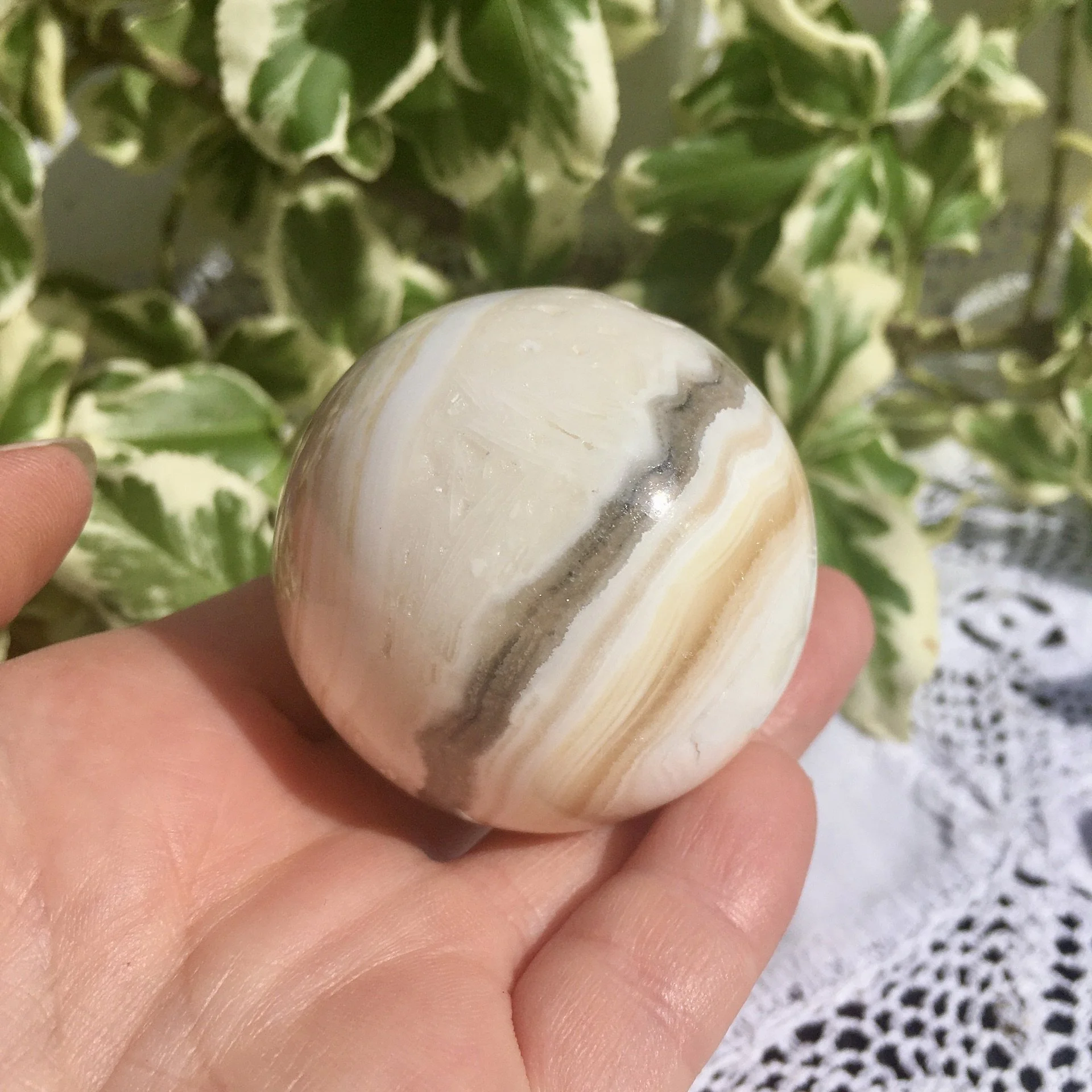 Zebra Calcite Sphere 2e.jpeg