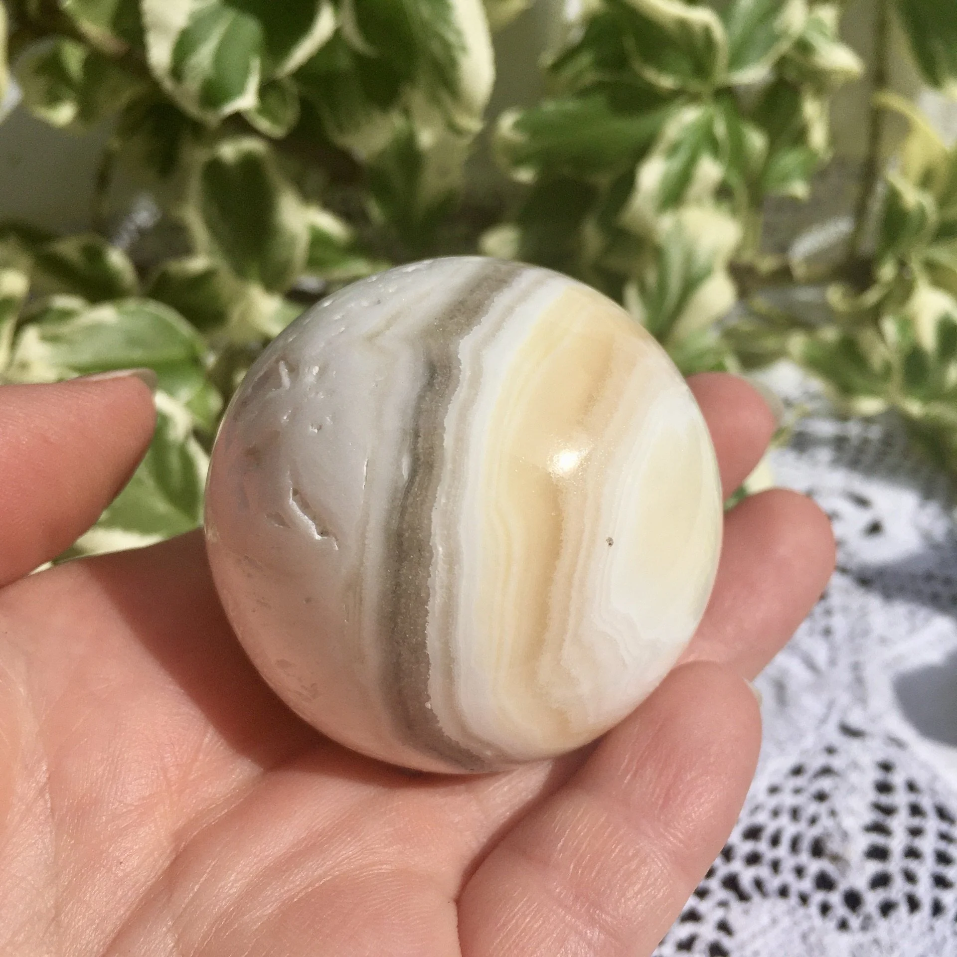 Zebra Calcite Sphere 2g.jpeg