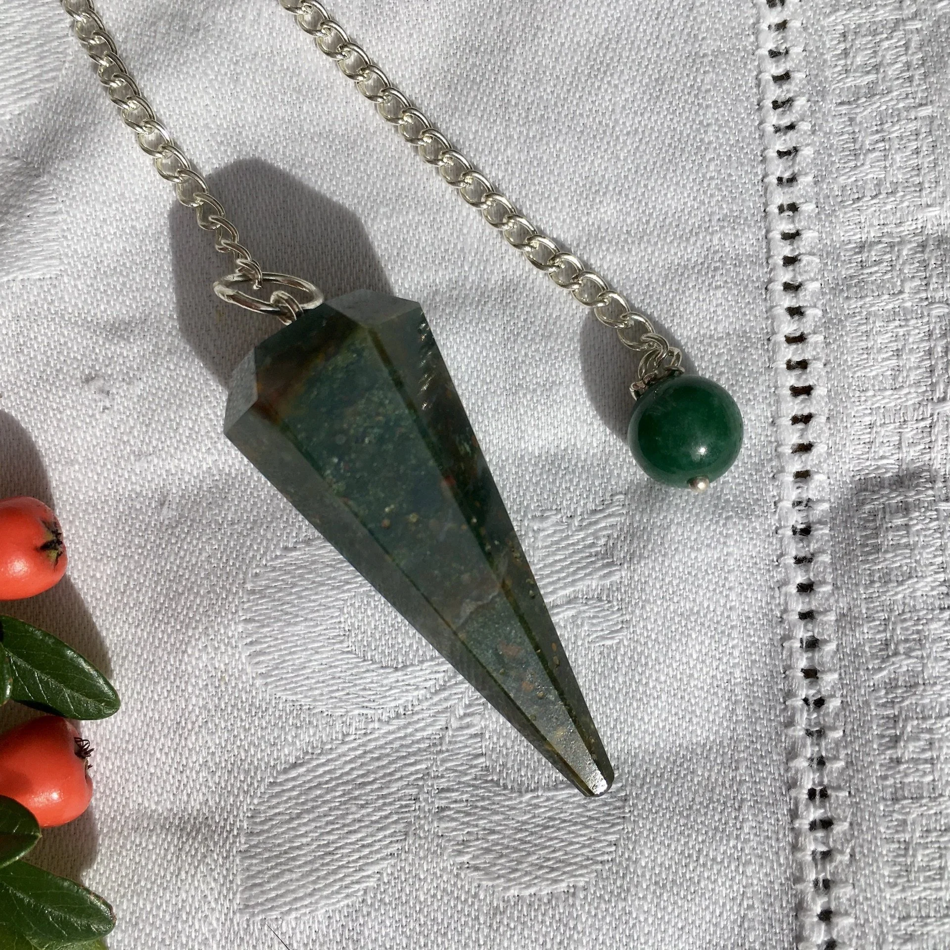 Bloodstone Pendulum