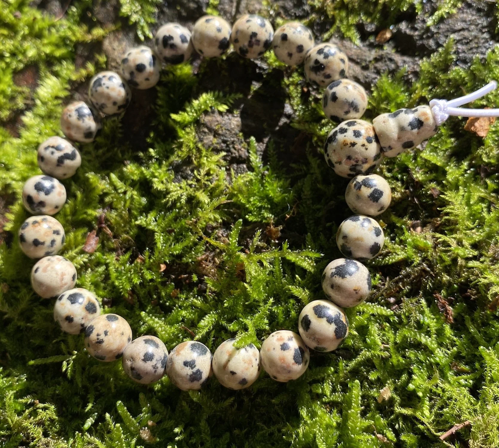 Bracelet Power Bead Dalmation.JPG