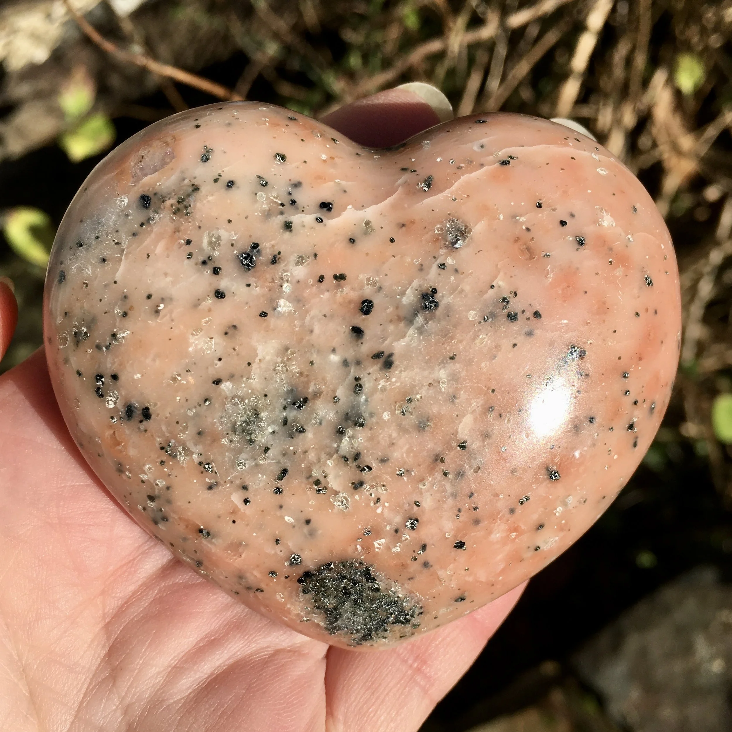 Calcite & Epidote heart b.jpeg