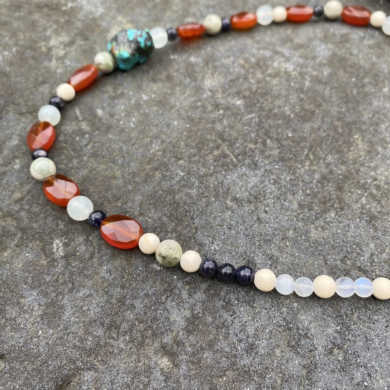 Turquoise Carnelian necklace4.JPG