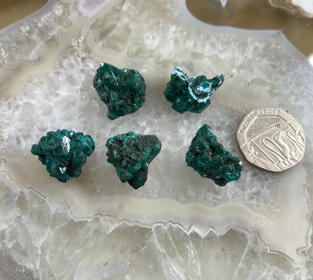 Dioptase x 5 £161.JPG