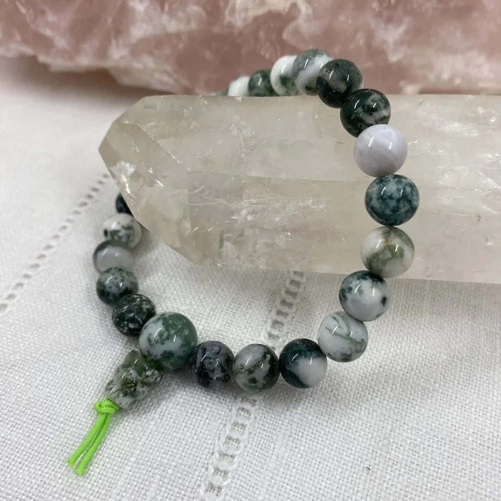 Tree Agate Power Bracelet