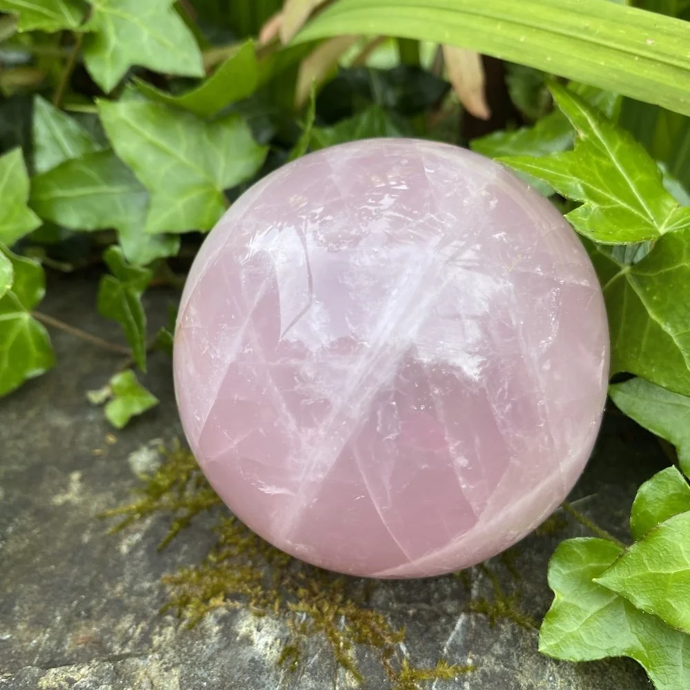 Rose Quartz sphere 5 £852.JPG