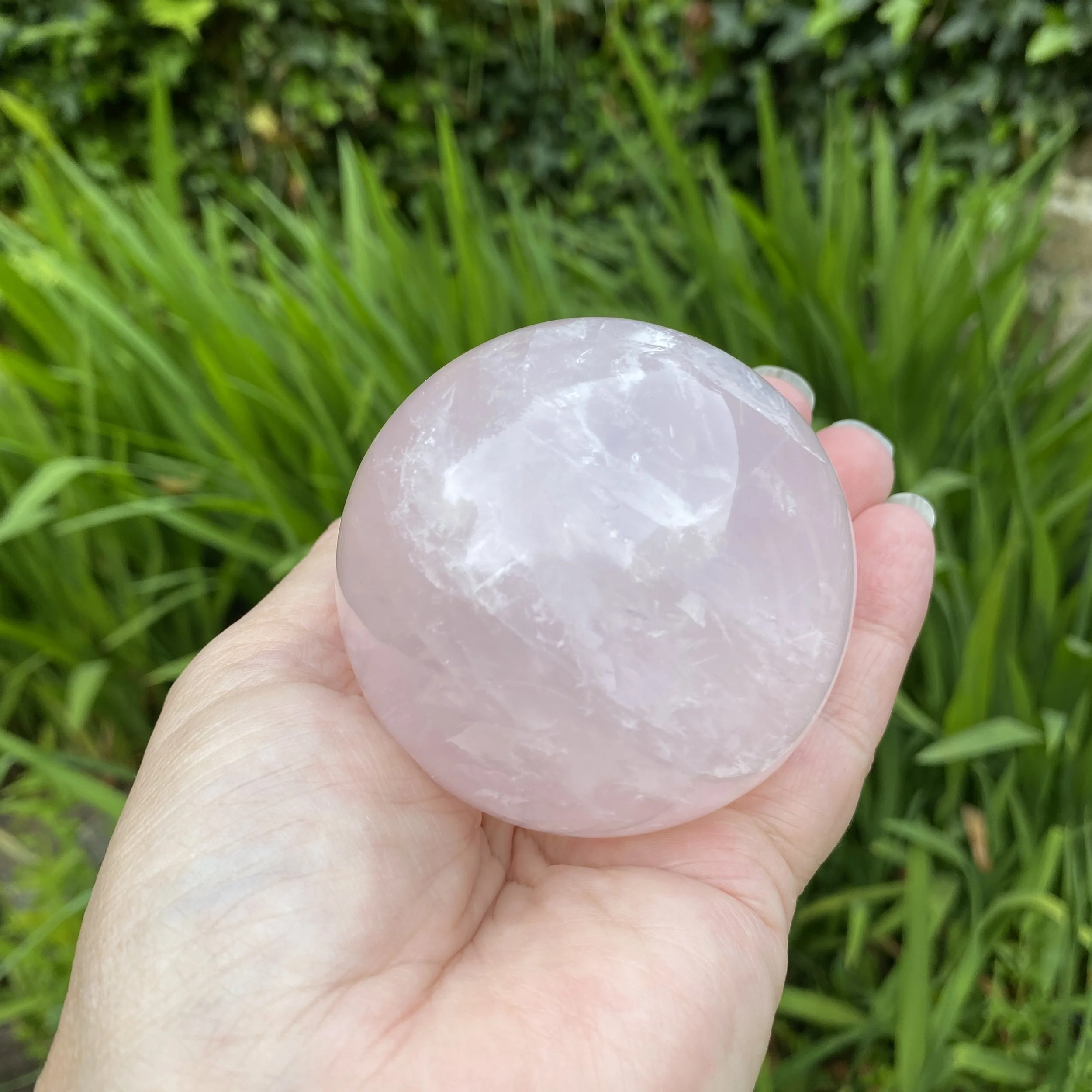 Rose Quartz sphere 6 £1.JPG