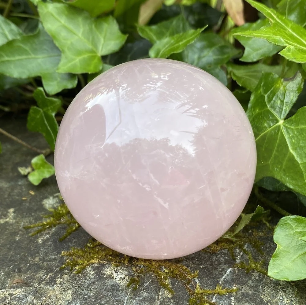 Rose Quartz sphere 7 £473.JPG