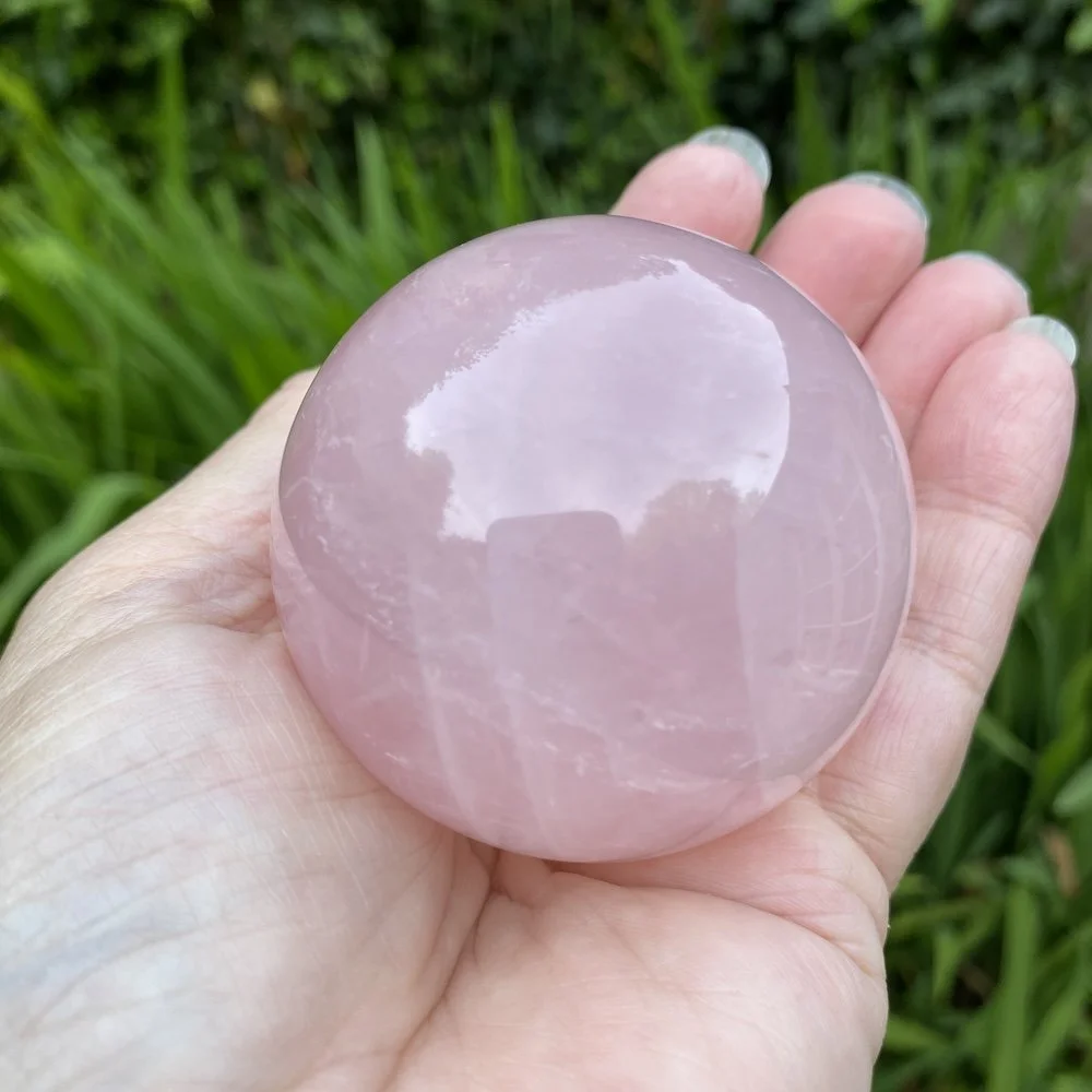 Rose Quartz sphere 7 £476.JPG