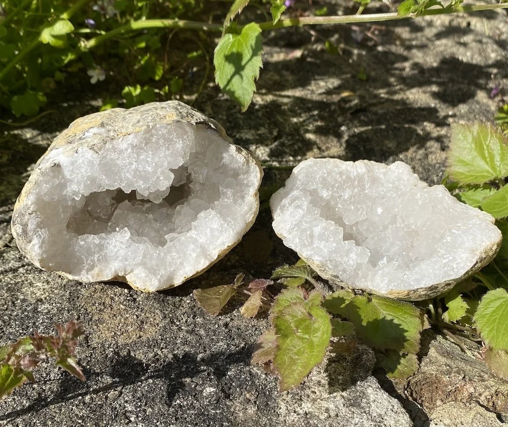 Quartz Geode Pair 1