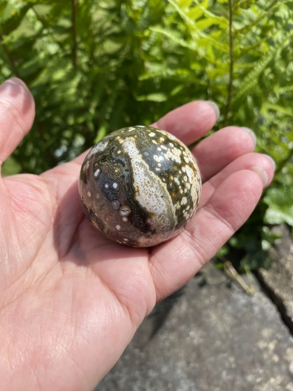 Ocean Jasper sphere 51.JPG