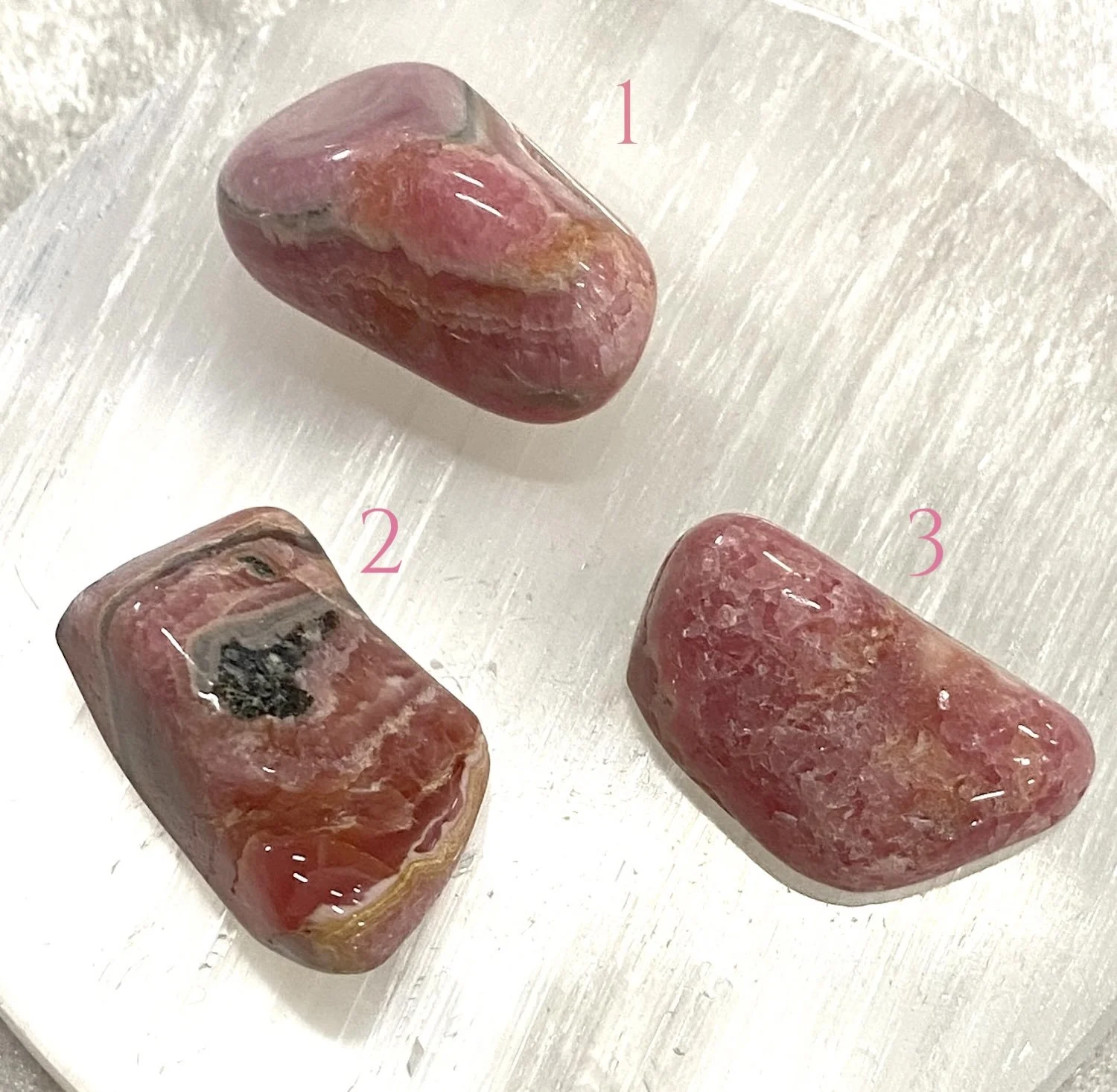 Rhodocrosite Tumblestones