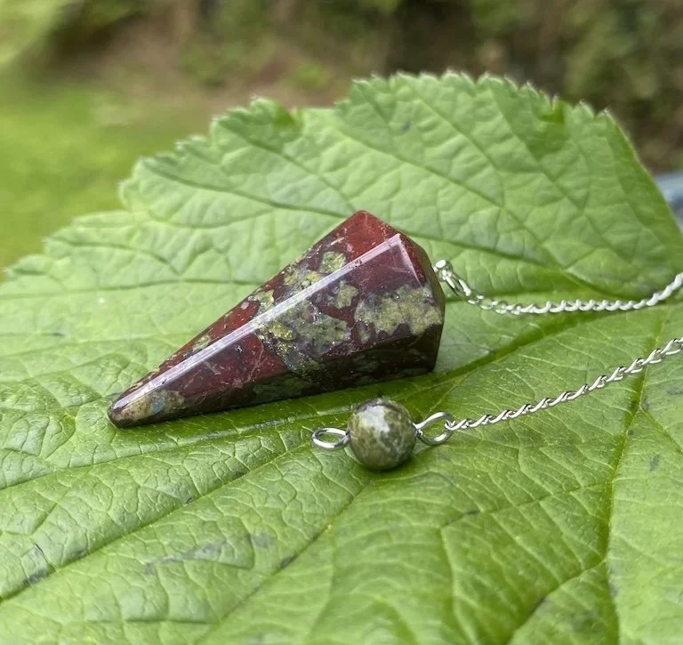 Dragonstone/Dragonsblood Jasper pendulum