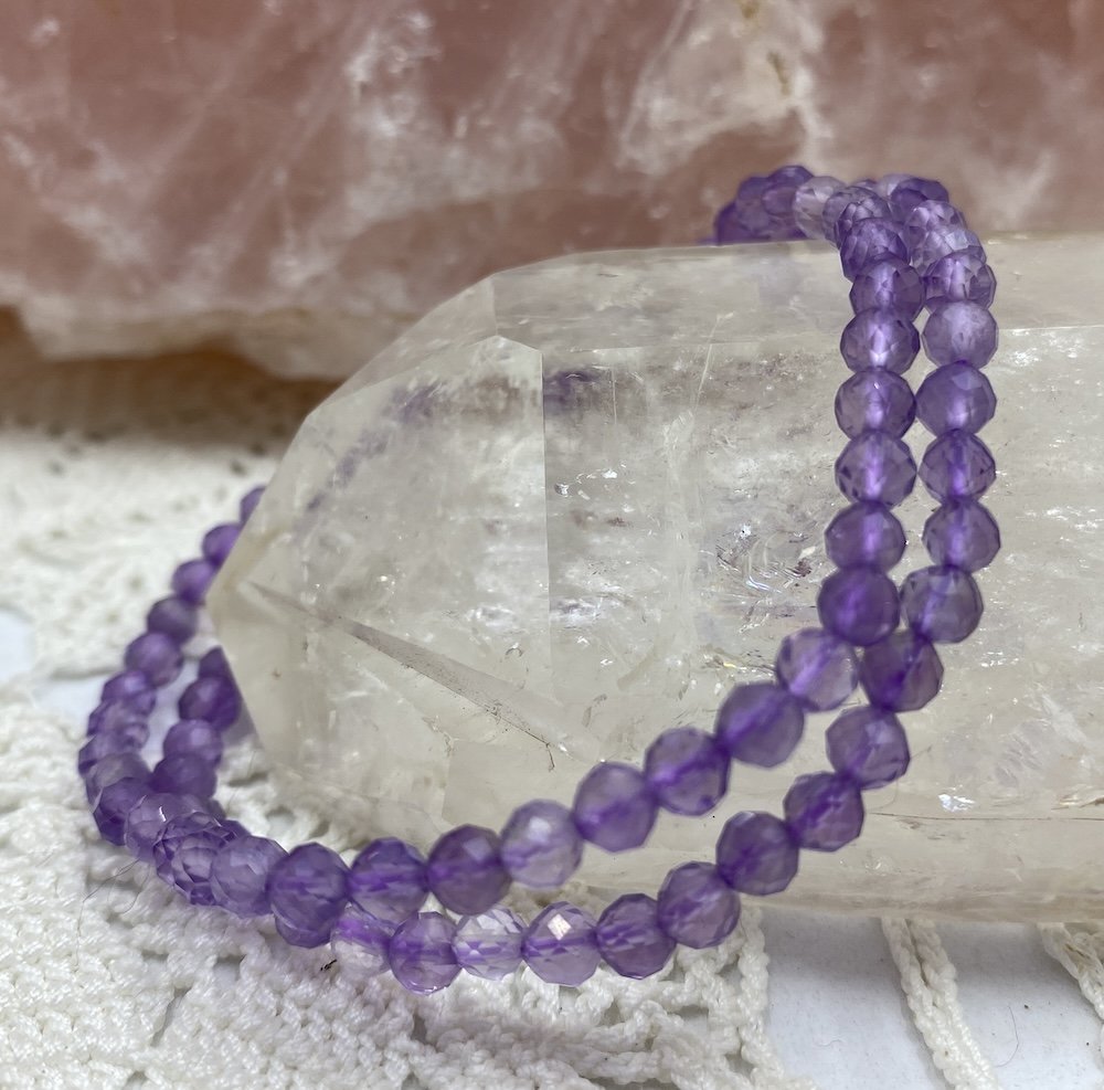 2024  Bracelet 4mm facet Amey Lt £13..JPG