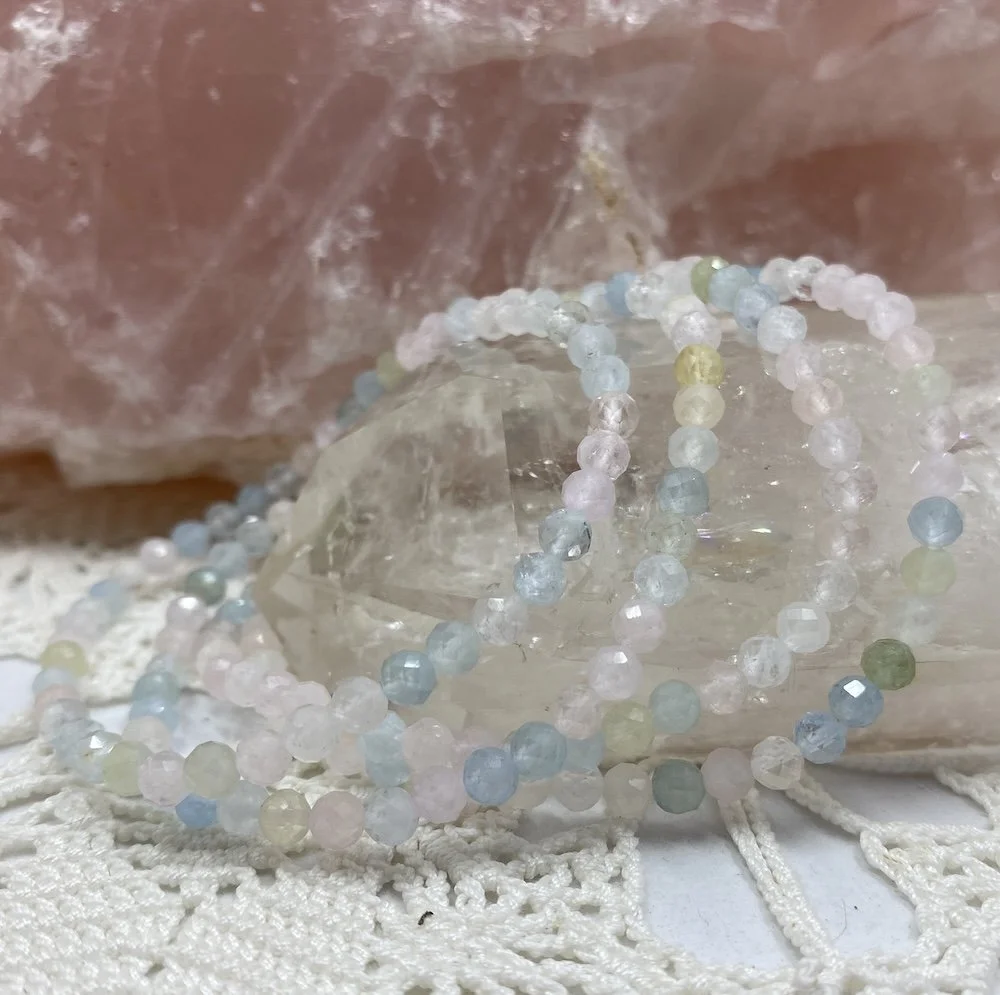 2024  Bracelet 4mm facet Aqua Morg Goshen £13.JPG