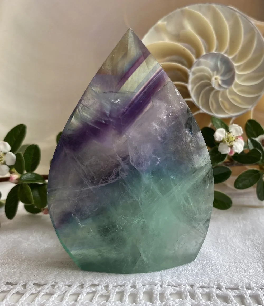 FLUORITE TEARDROP