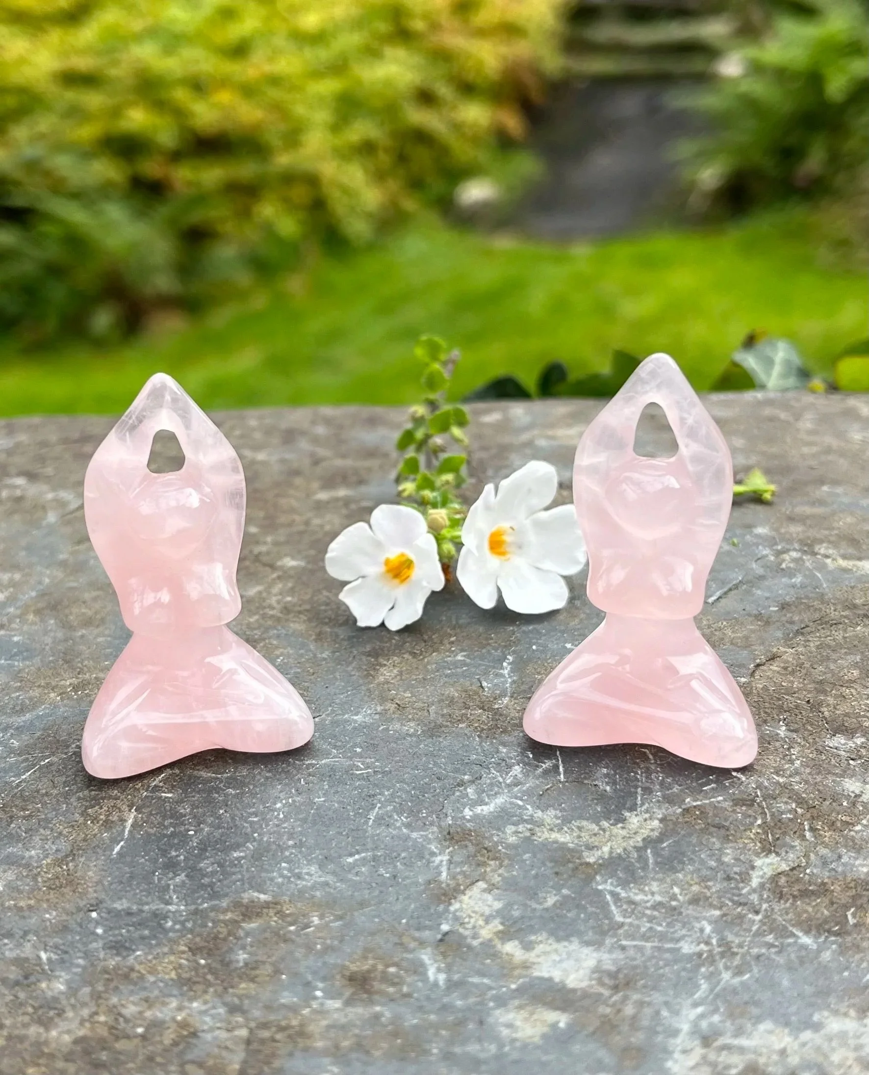 Rose Quartz Yogini / Yoga Goddesses