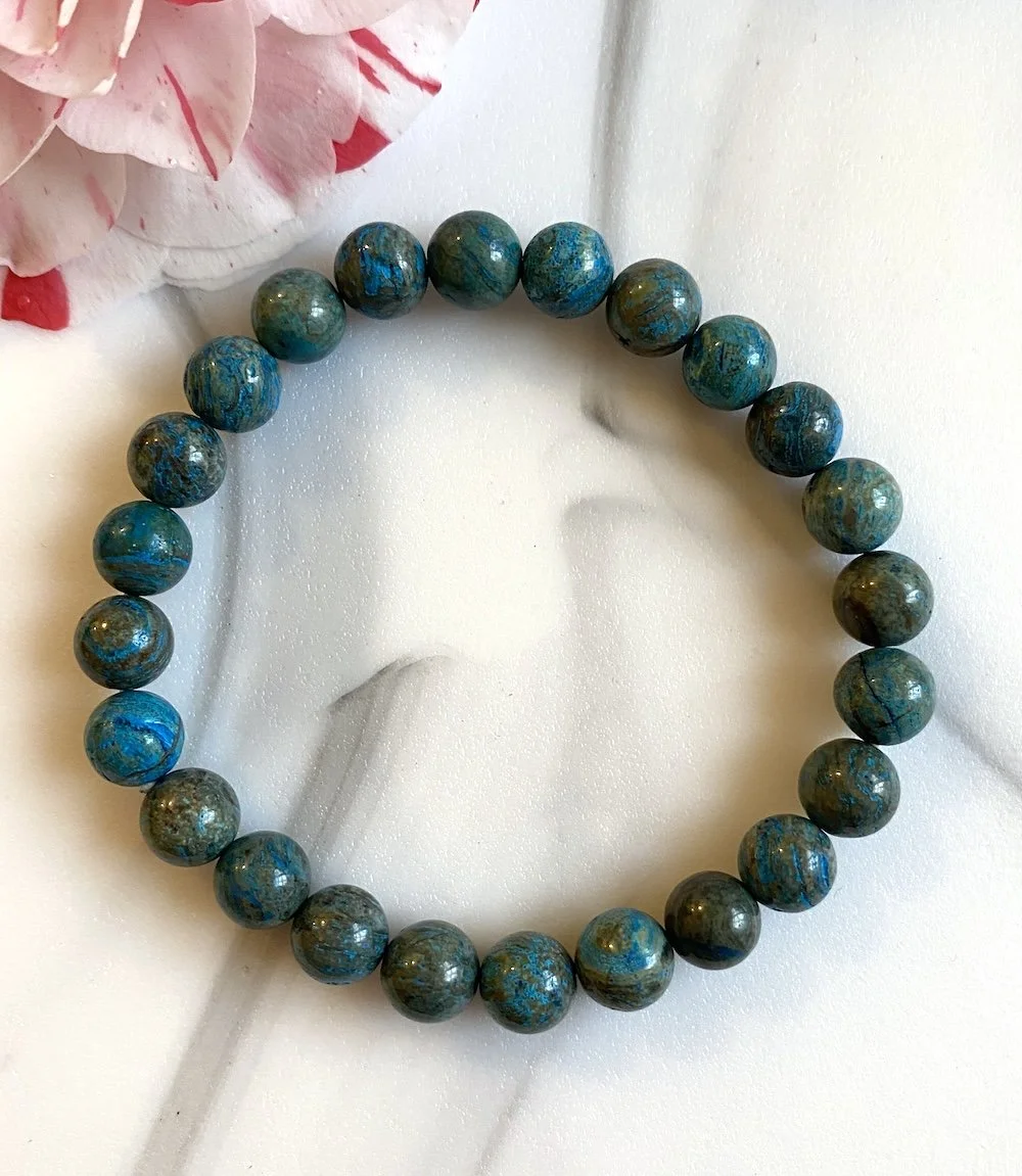 bracelet chrysocolla tumblestone2.JPG
