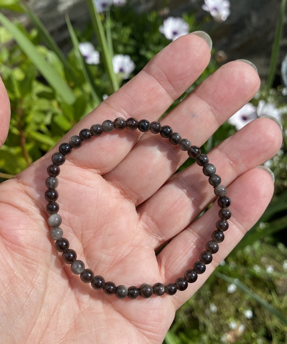 Bracelet obsidian sheen small3.JPG