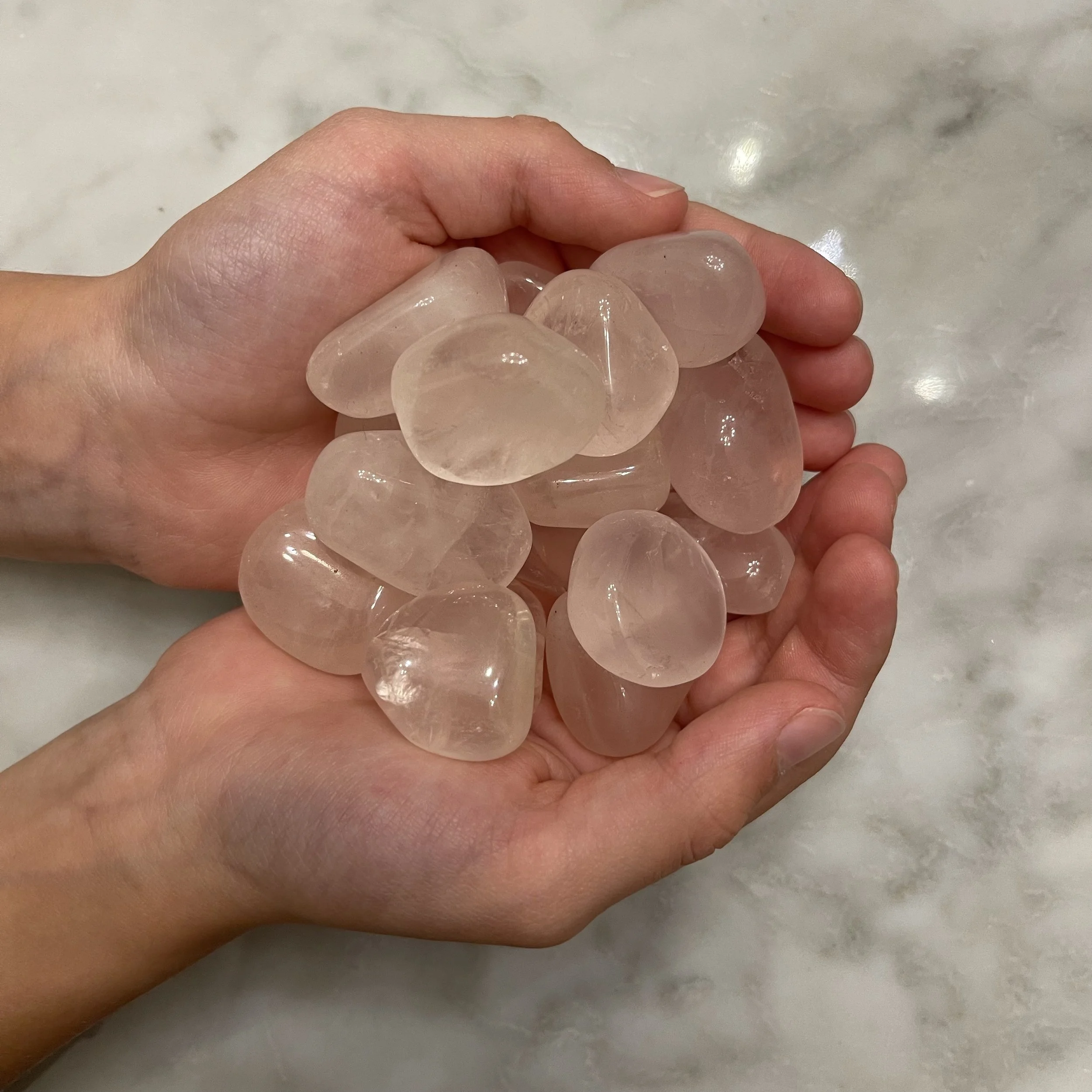 Rose Girasol Tumblestones