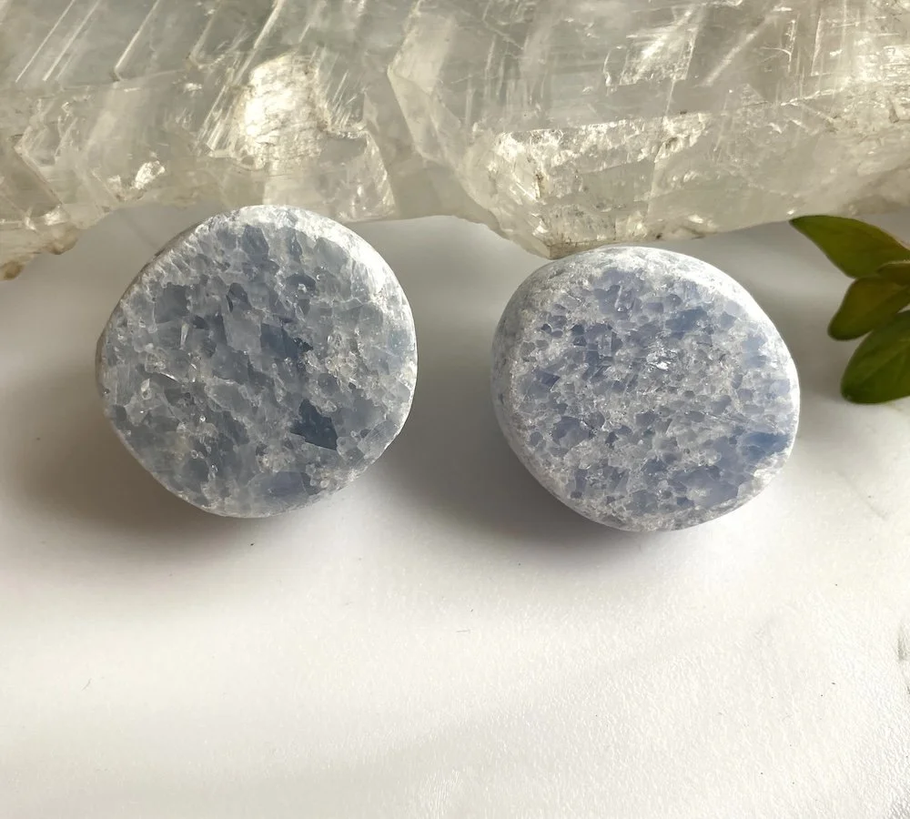 Blue Calcite dragonstones1.JPG
