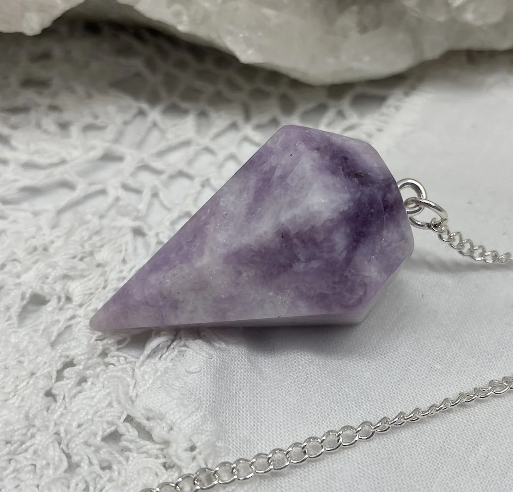 Lepidolite Pendulum