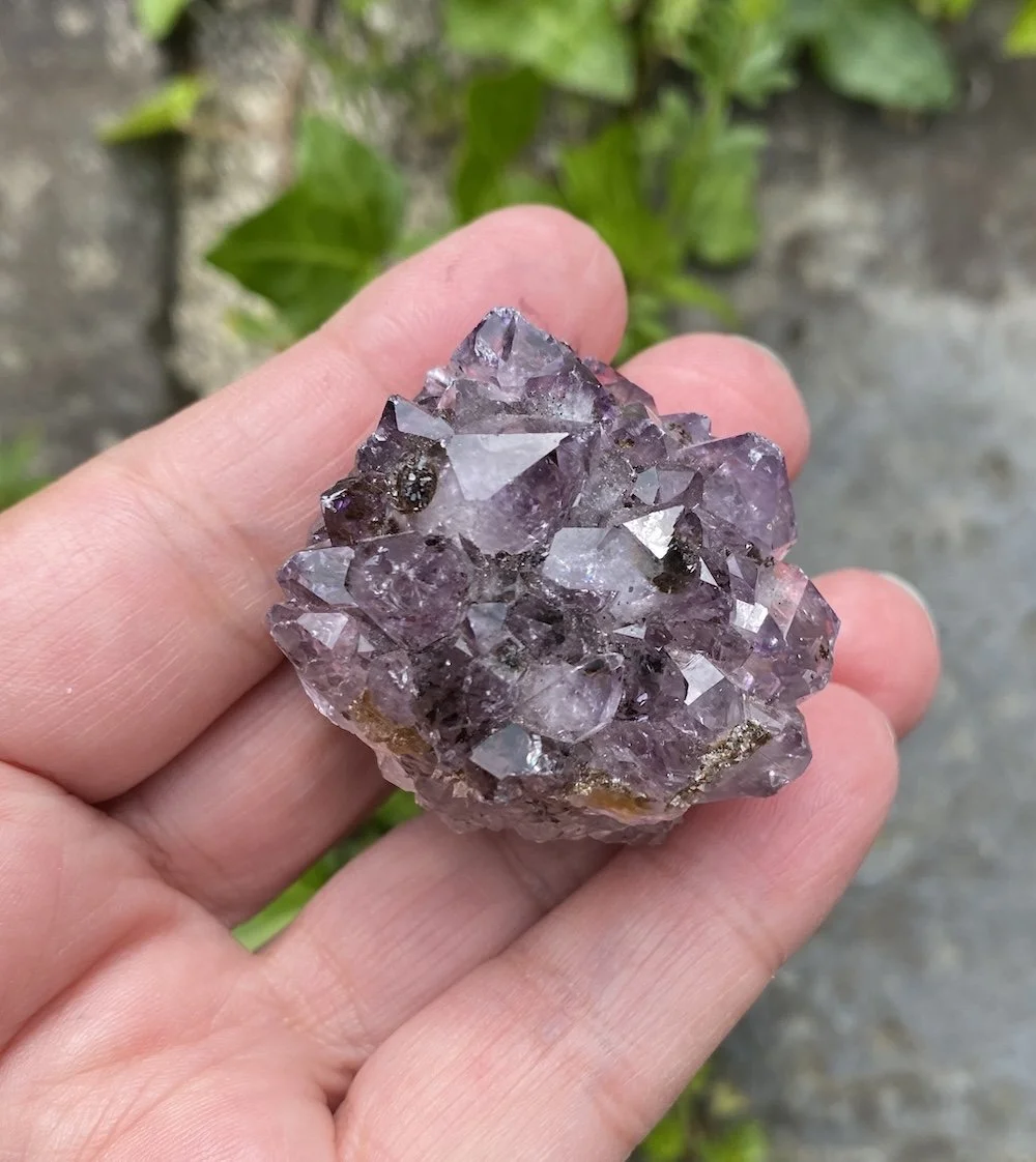 Amethyst cluster little round one3.JPG