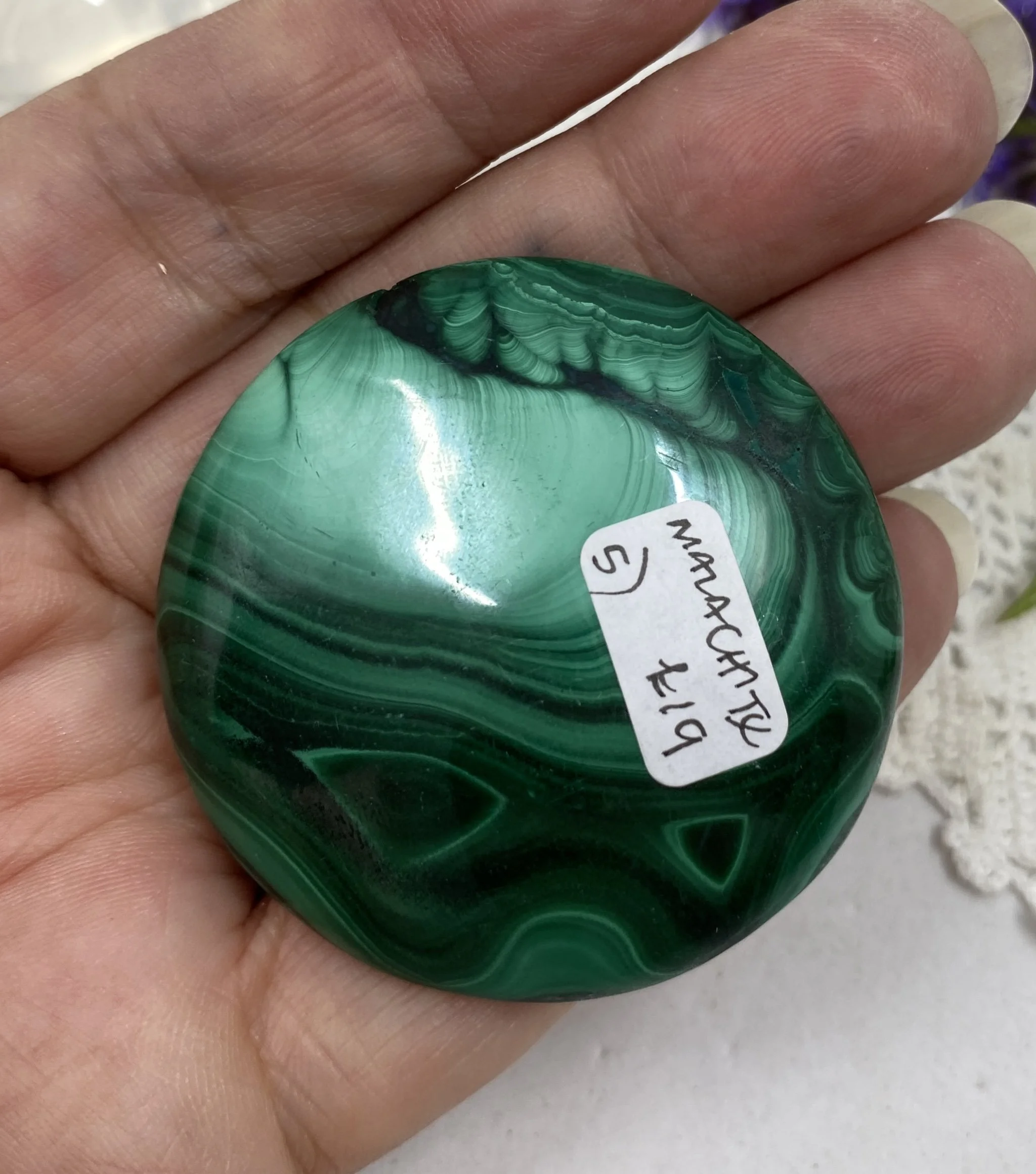 Mlachite disc 5 £194.JPG