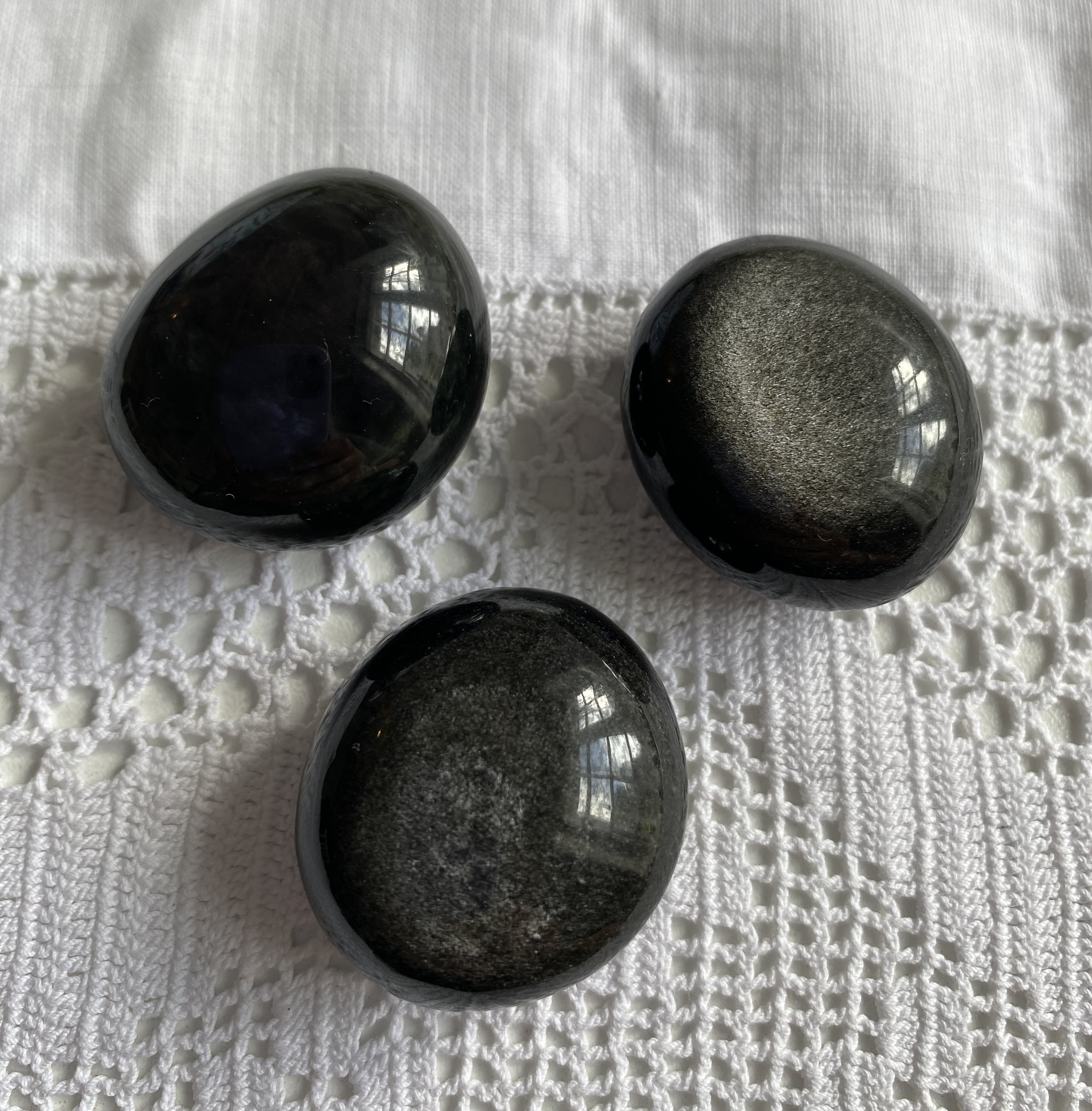 Rainbow Obsidian Pebbles