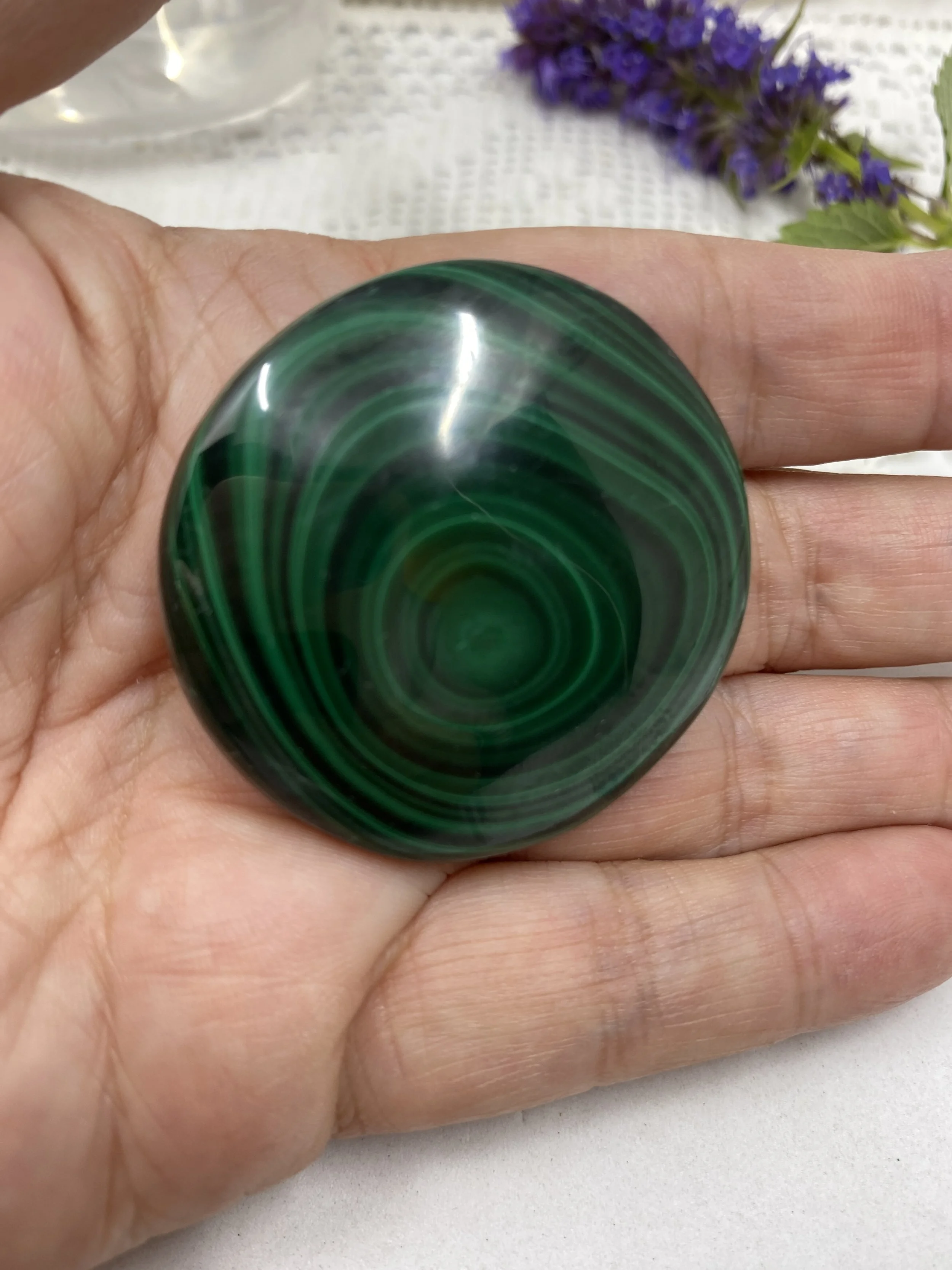 Mlachite disc 6 £183.JPG