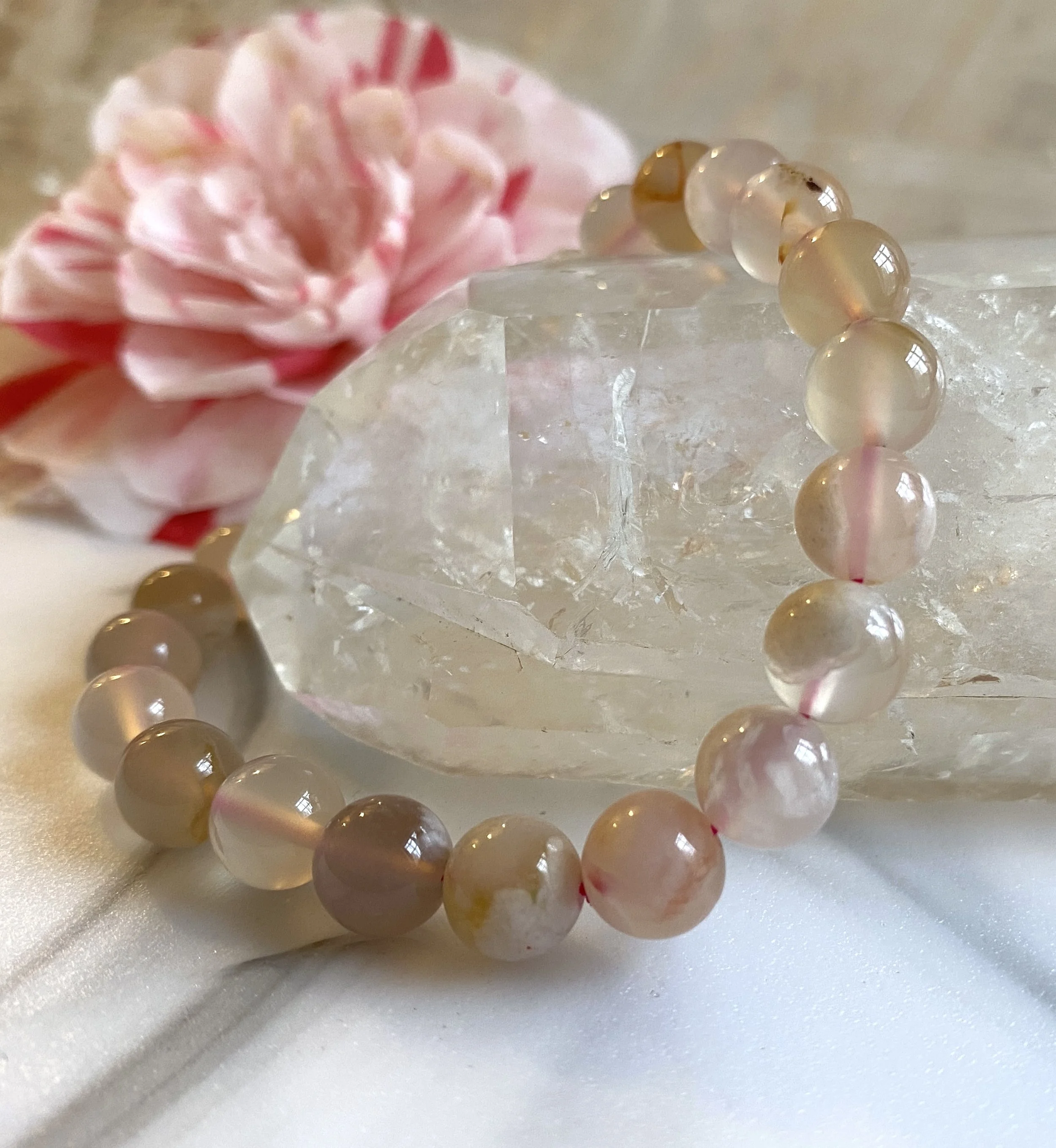 bracelet flower tumblestone1.JPG