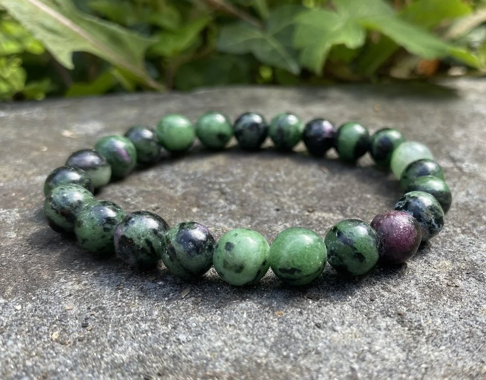 Bracelet ruby Zoisite 2.JPG