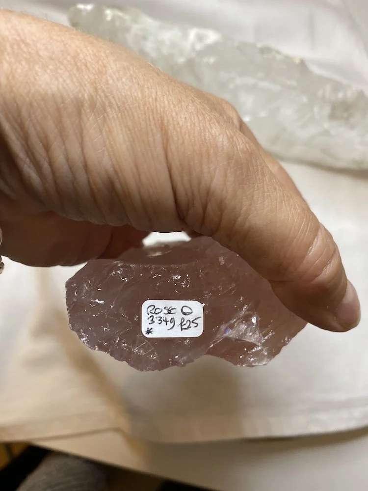 Rose Quartz - Natural, Unpolished - 334g