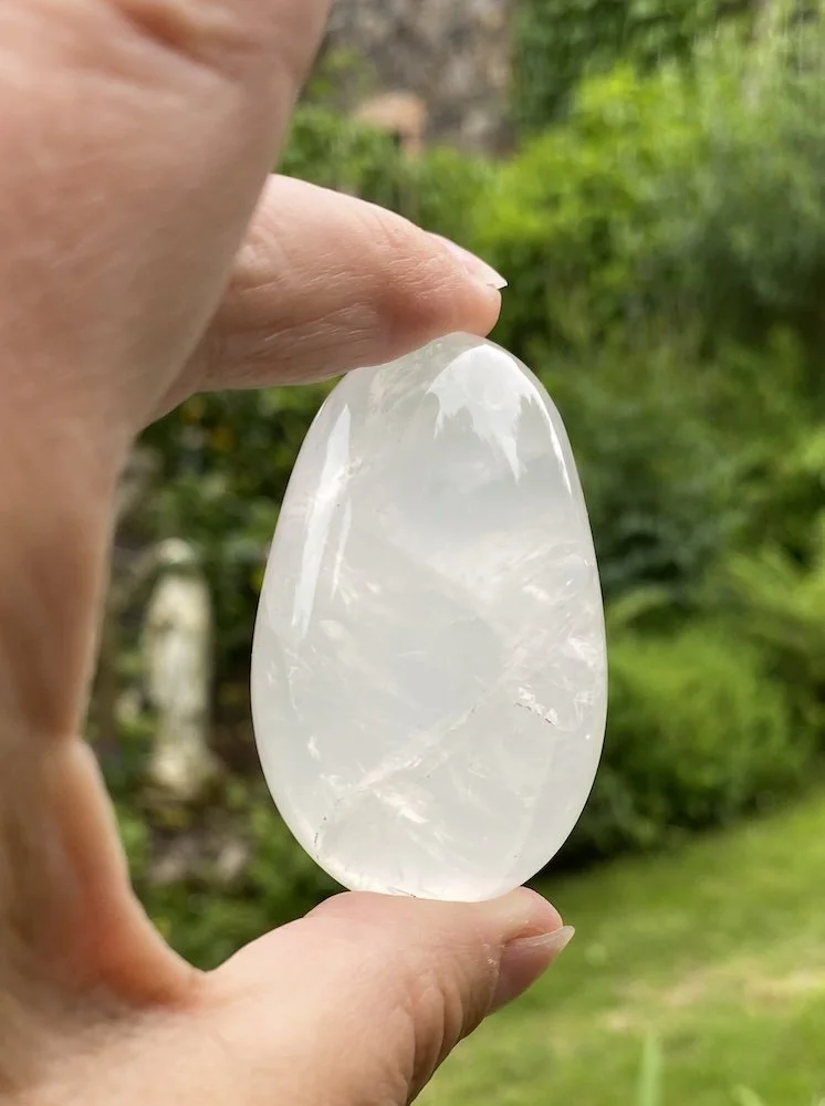 Moon Quartz/Girasol Quartz Pebble 5a