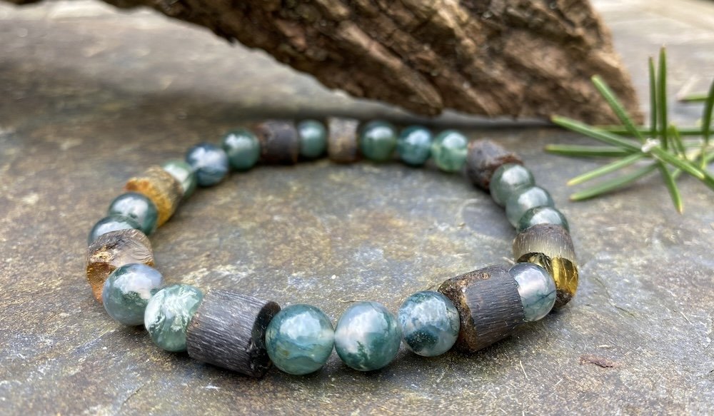 2025 men's Bracelet Amber Moss Agate1.JPG
