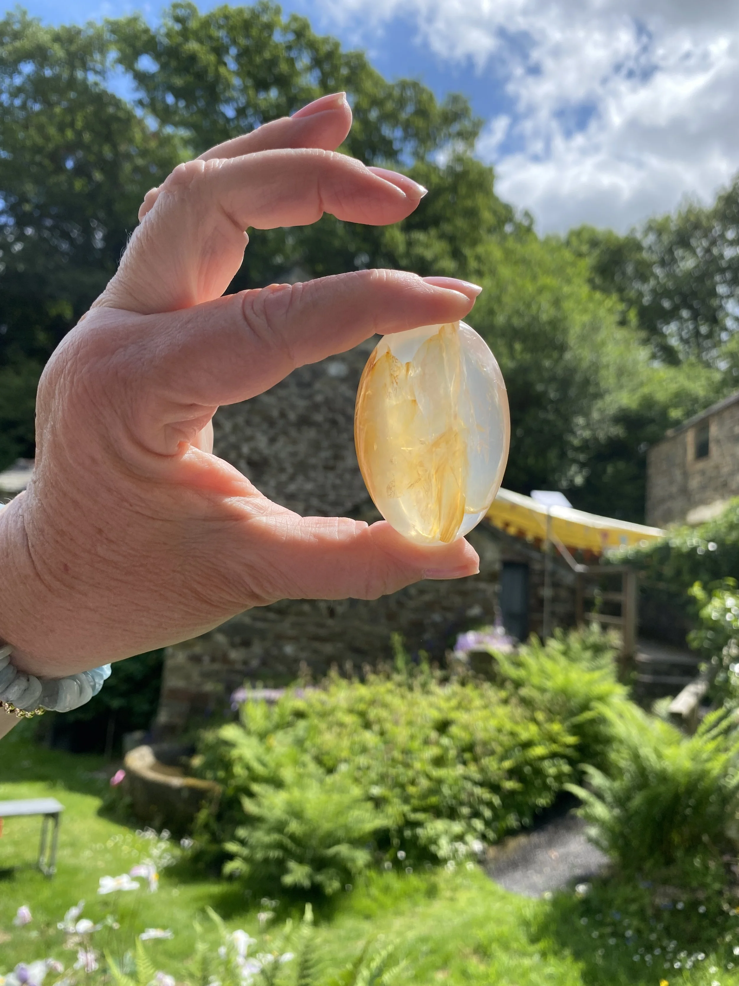 Smoky Golden Healer Pebble 1