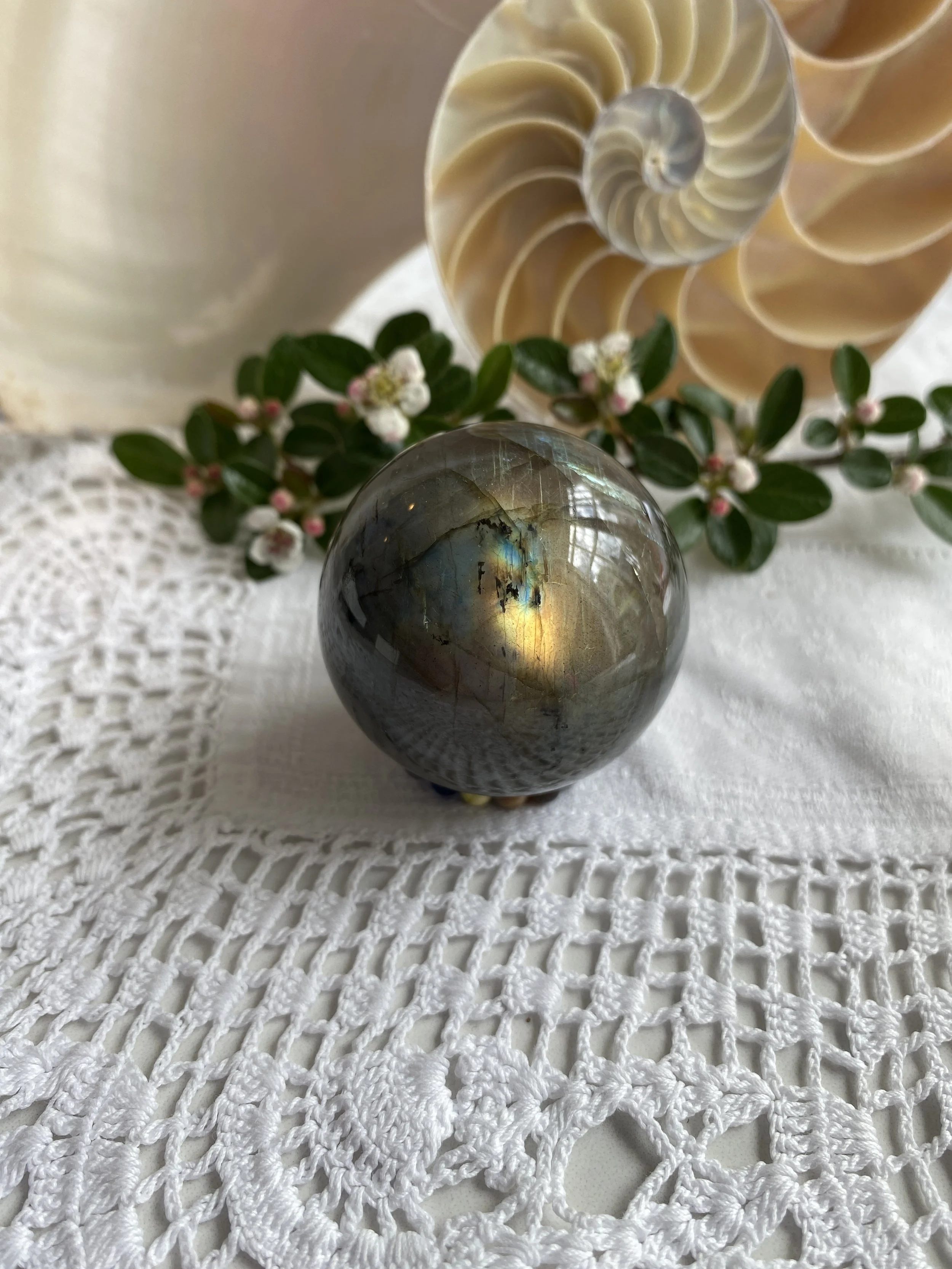 Labradorite Sphere 40mm 2