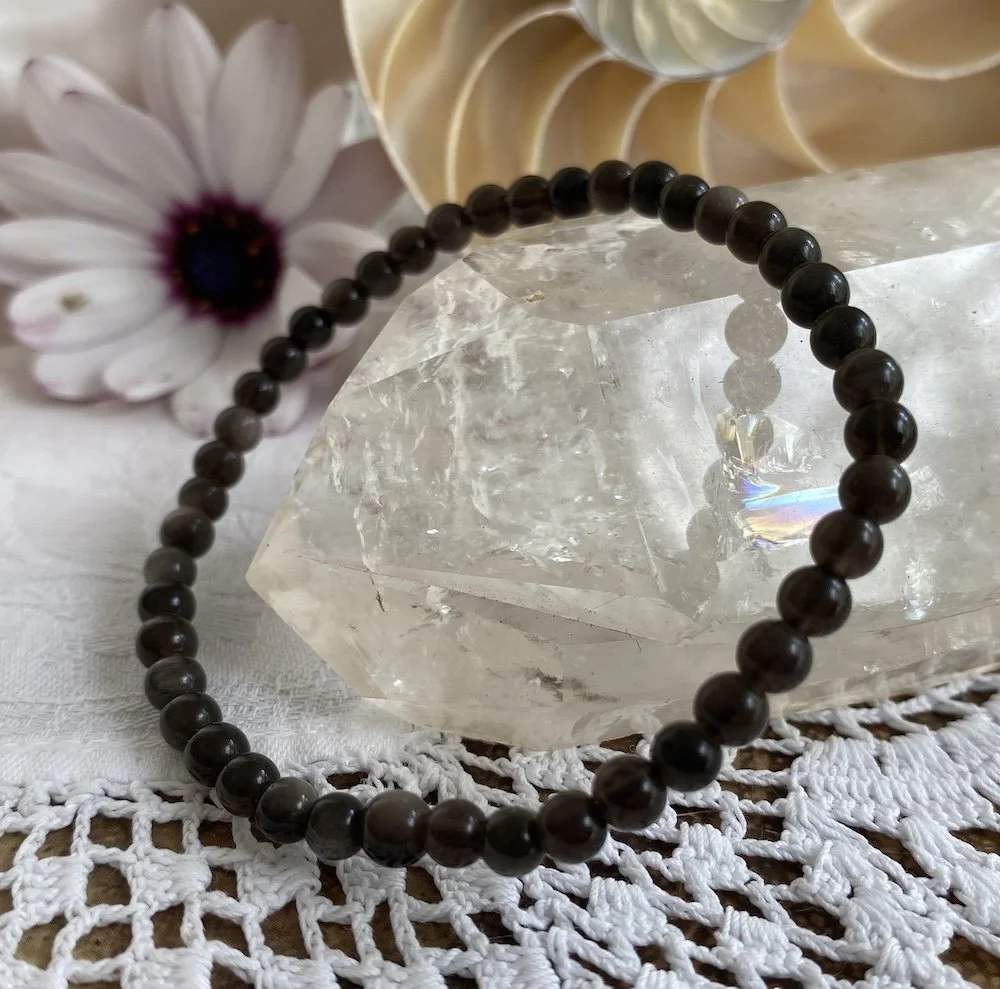Bracelet obsidian sheen small1.JPG