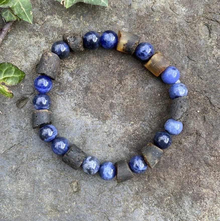 2025 Men's Bracelet Amber Sodalite3.JPG