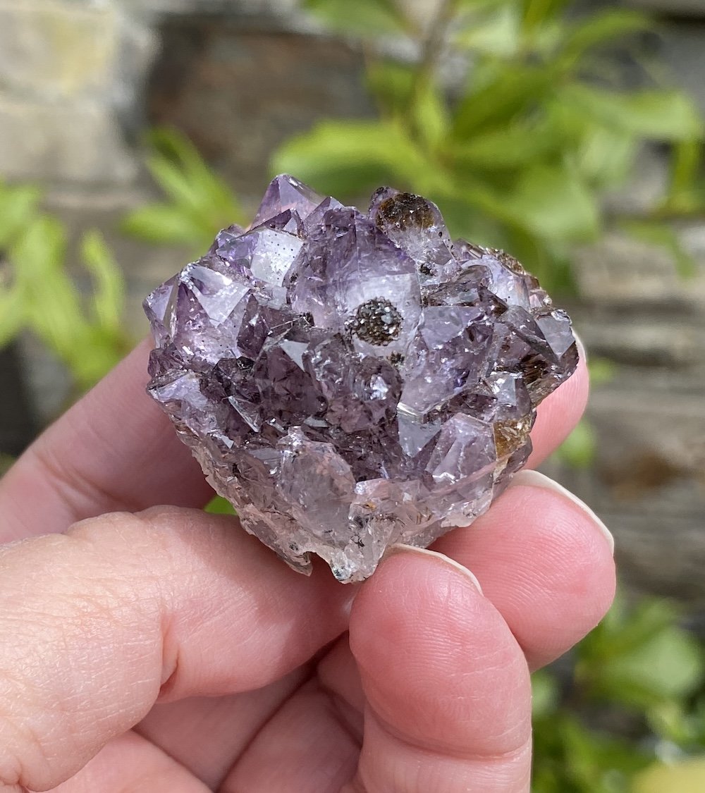Amethyst cluster little round one8.JPG