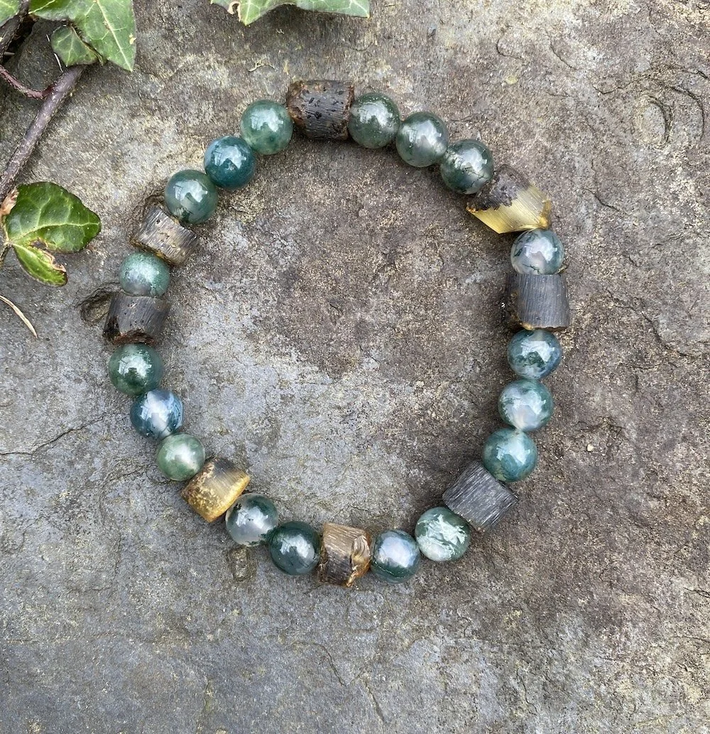 2025 men's Bracelet Amber Moss Agate3.JPG