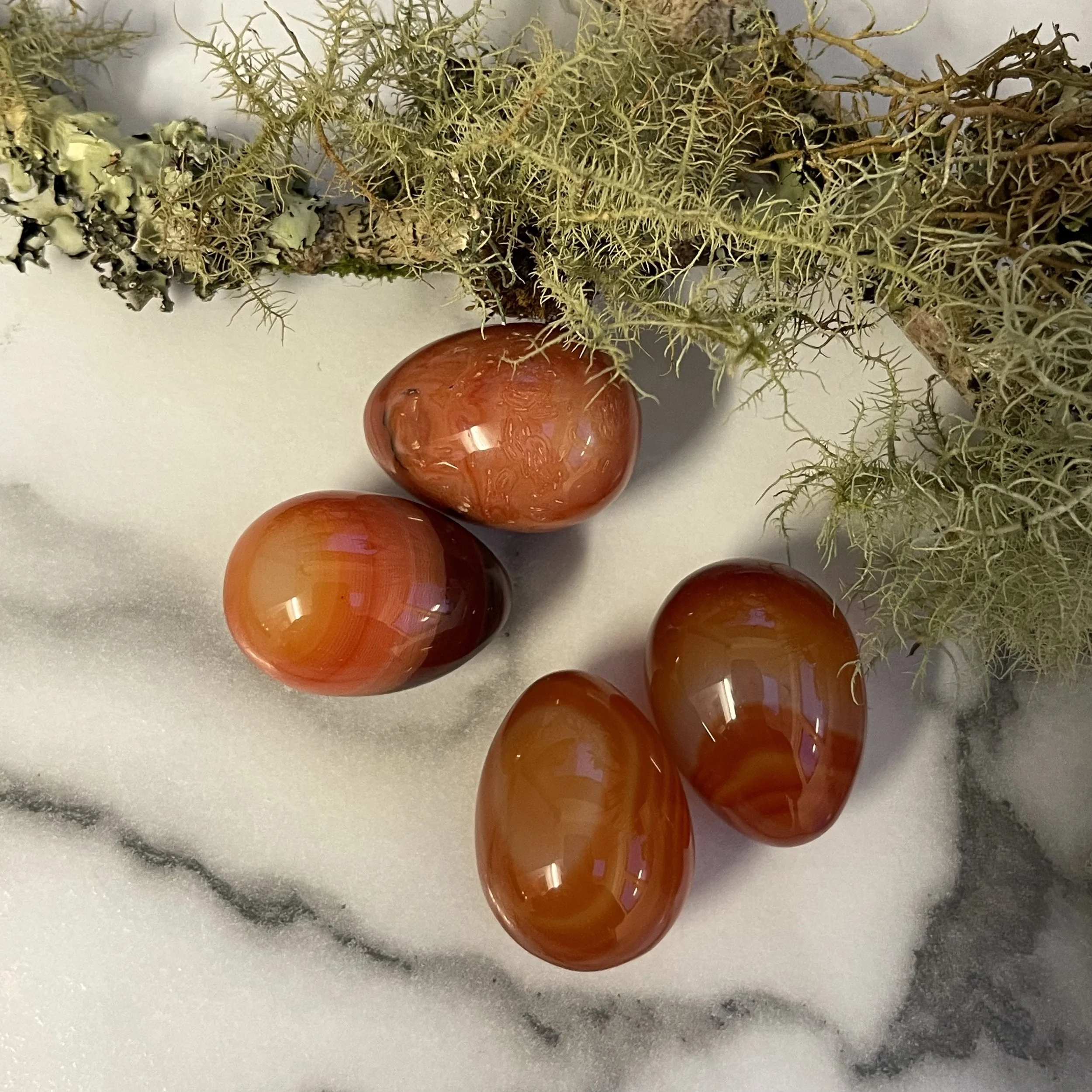 Small Carnelian Eggs