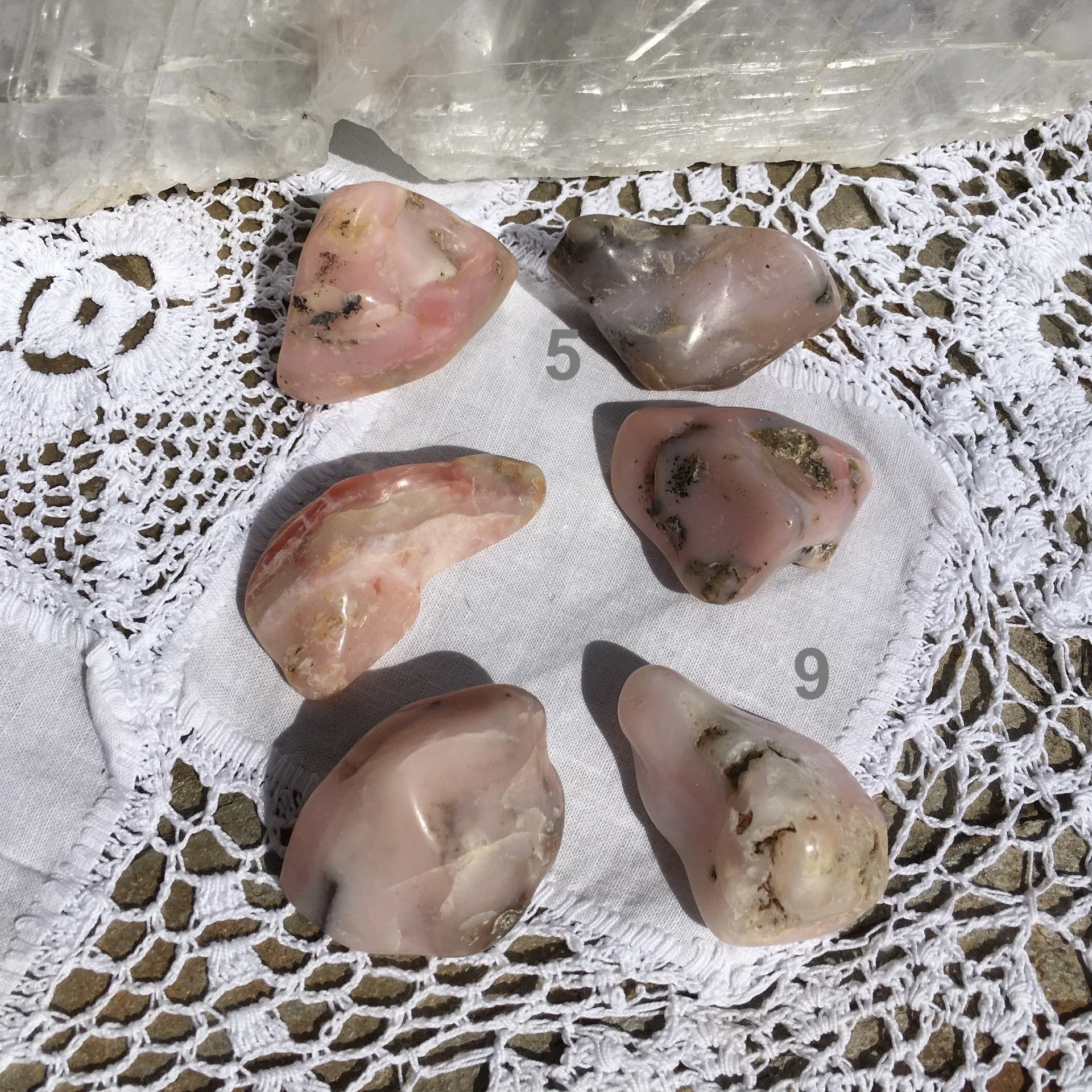 Rose Opal Large Tumblestones 4 - 9