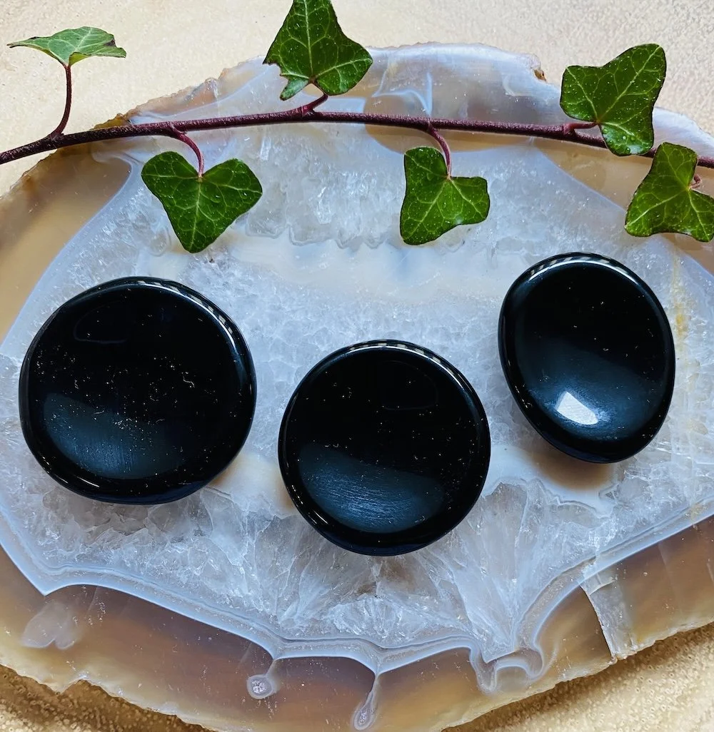 Black Obsidian Worry Stones1.JPG