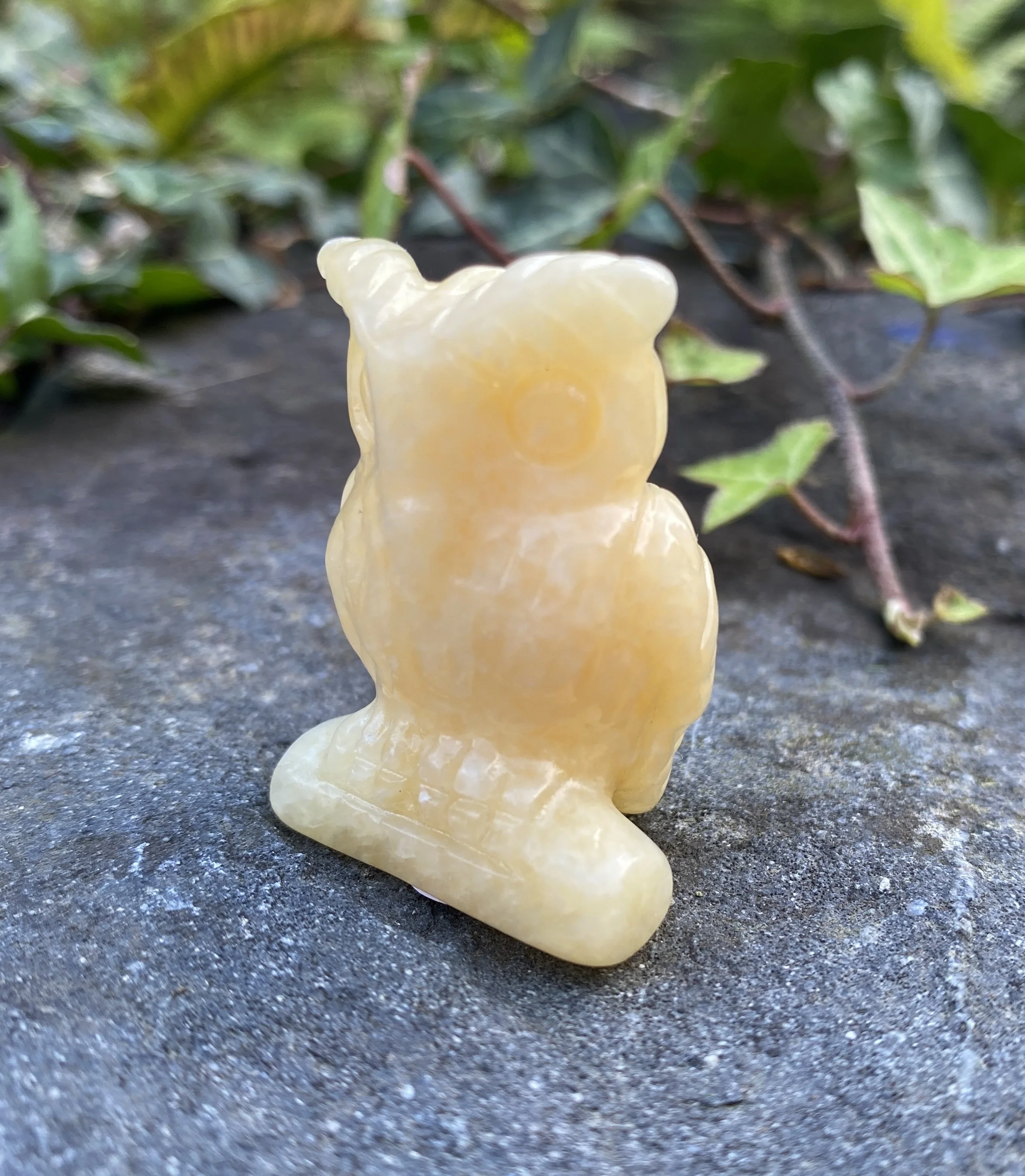 ZZ Orange Calcite Owl2.JPG