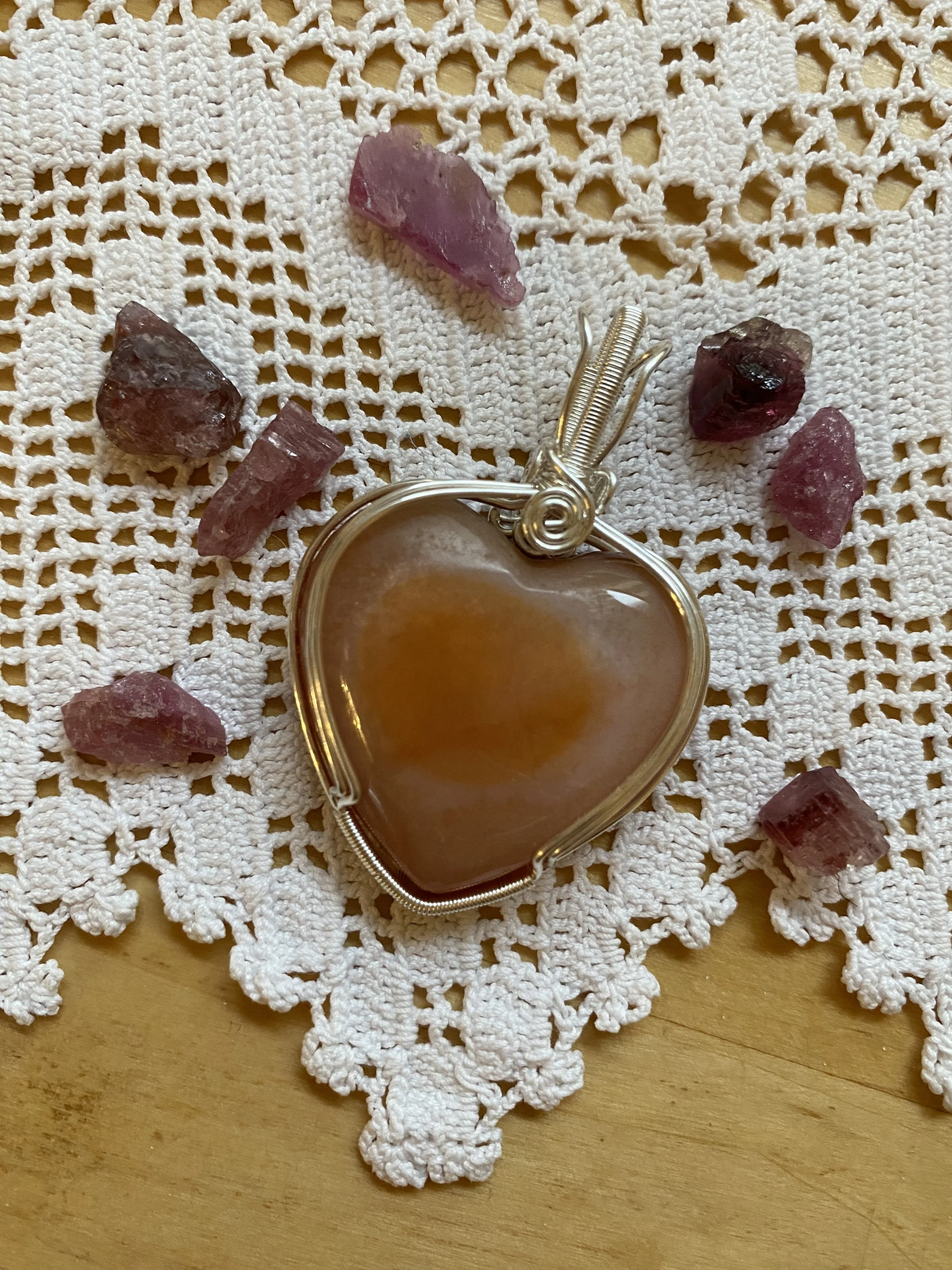 Pendant Carnelian Heart1.JPG