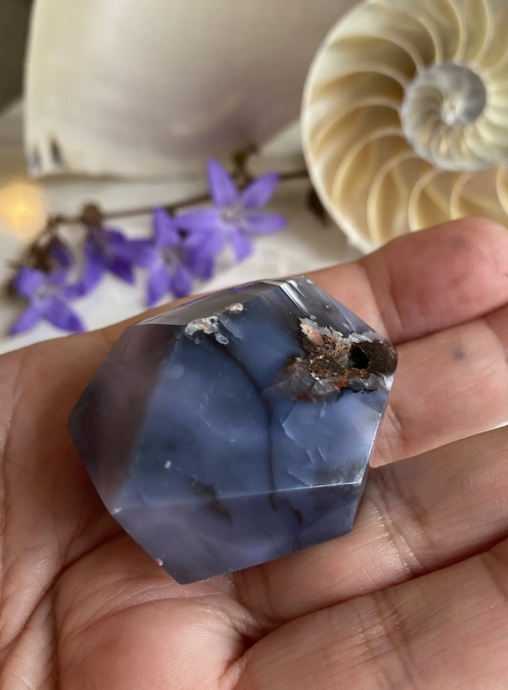 Blue Quartz Shape 6 £124.JPG