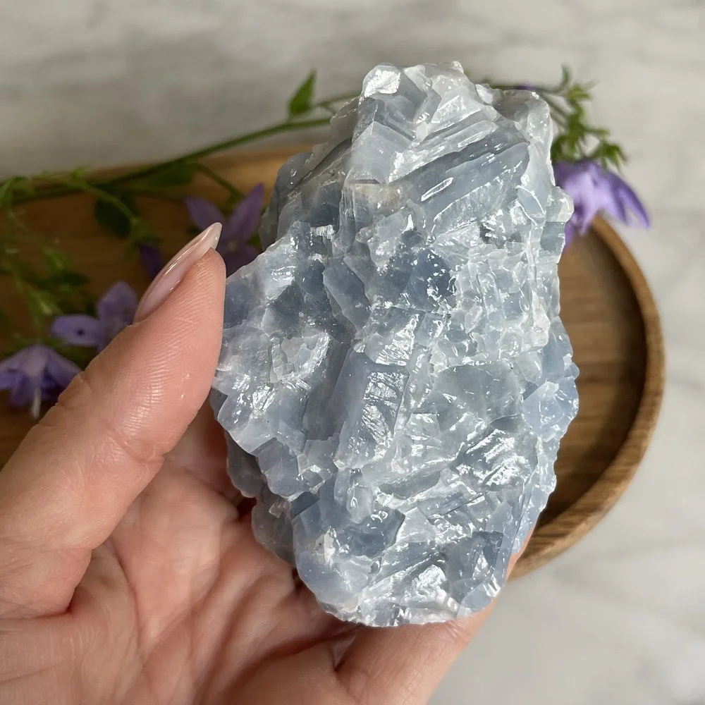 BLUE CALCITE - GENTLE HELPER