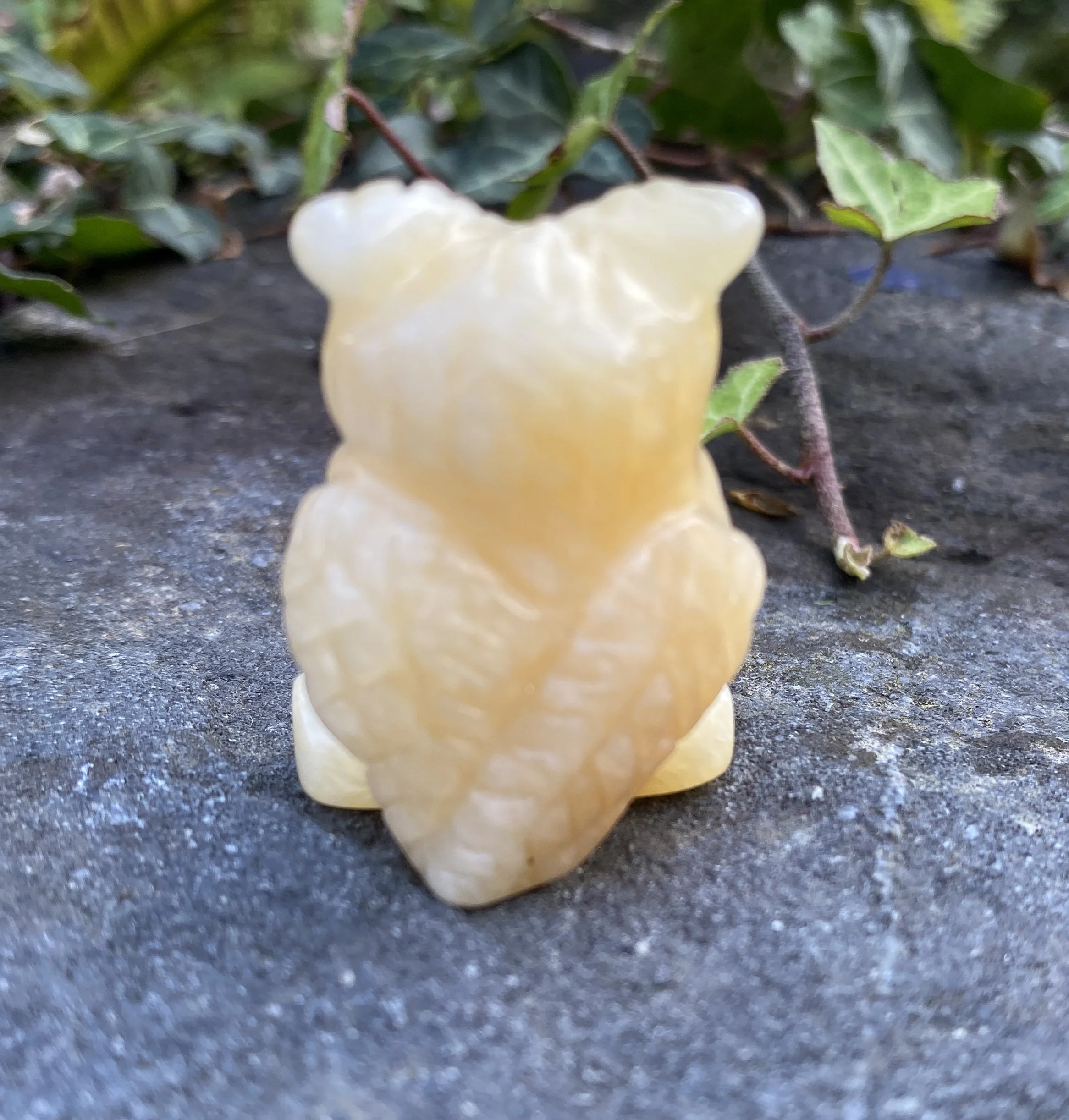 ZZ Orange Calcite Owl4.JPG