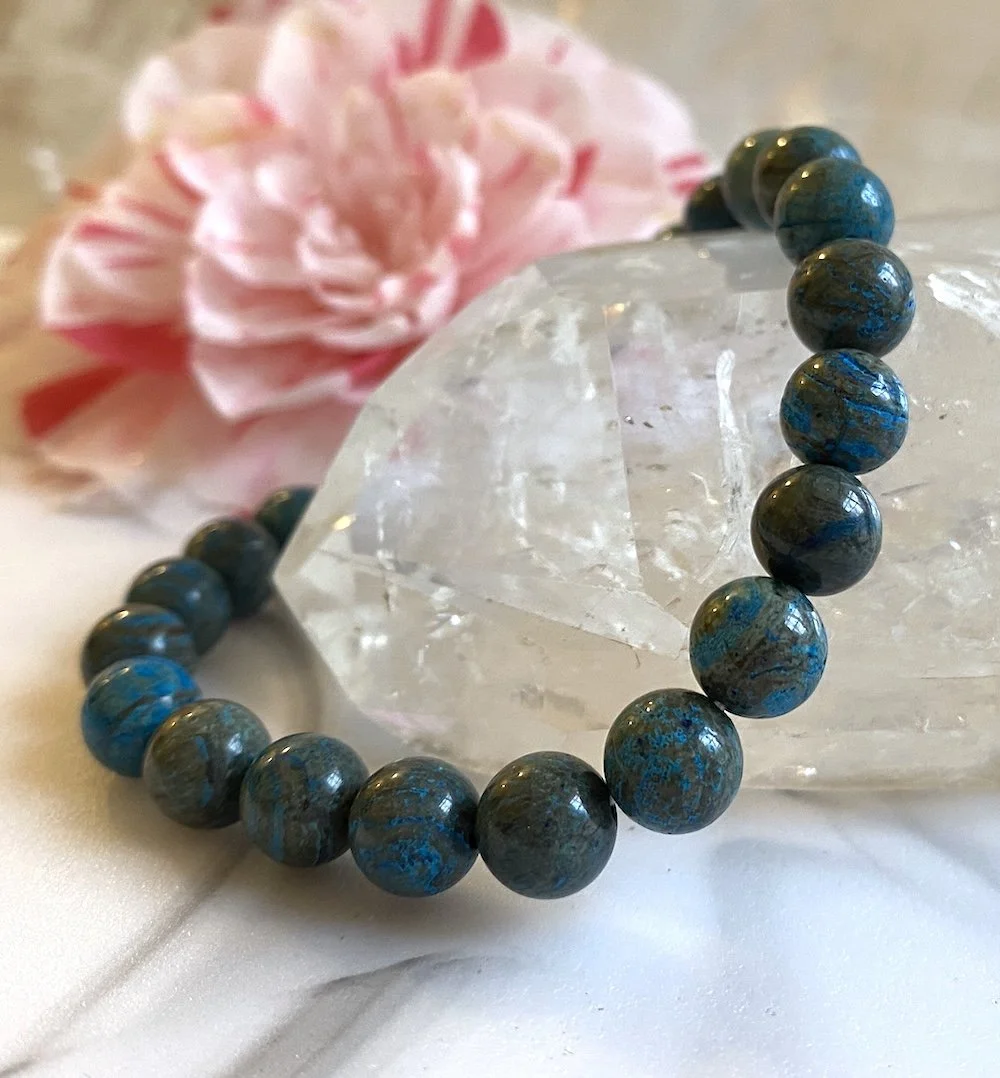 bracelet chrysocolla tumblestone1.JPG